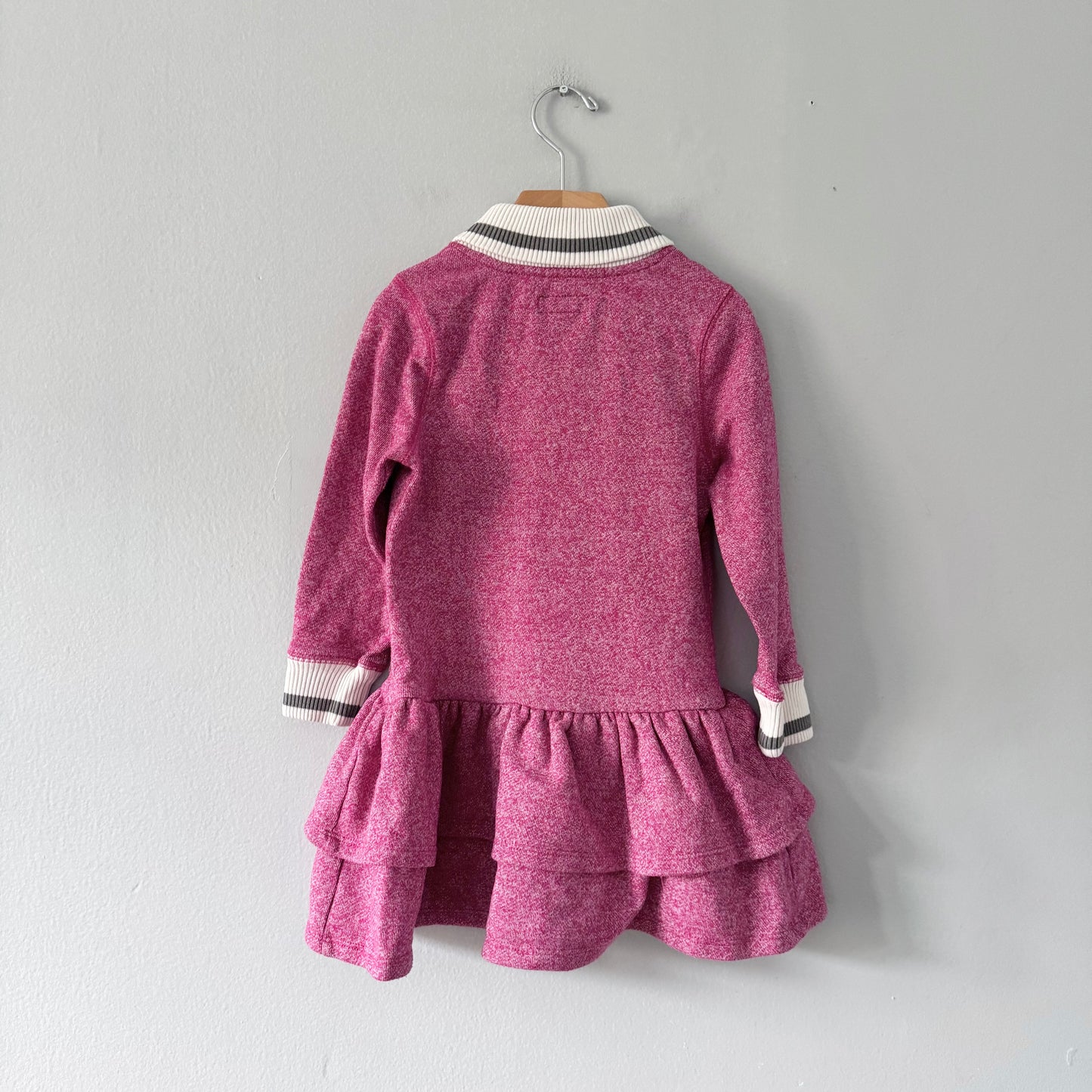 Roots / Salt and pepper crew dress / 3T