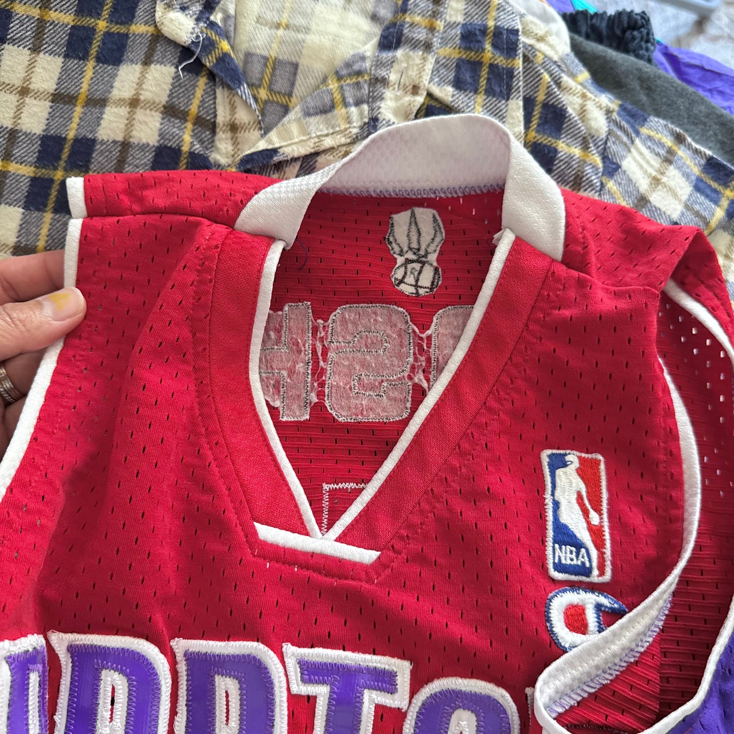 Vintage NBA x Champion / Toronto Raptors jersey #4 / 6-8Y