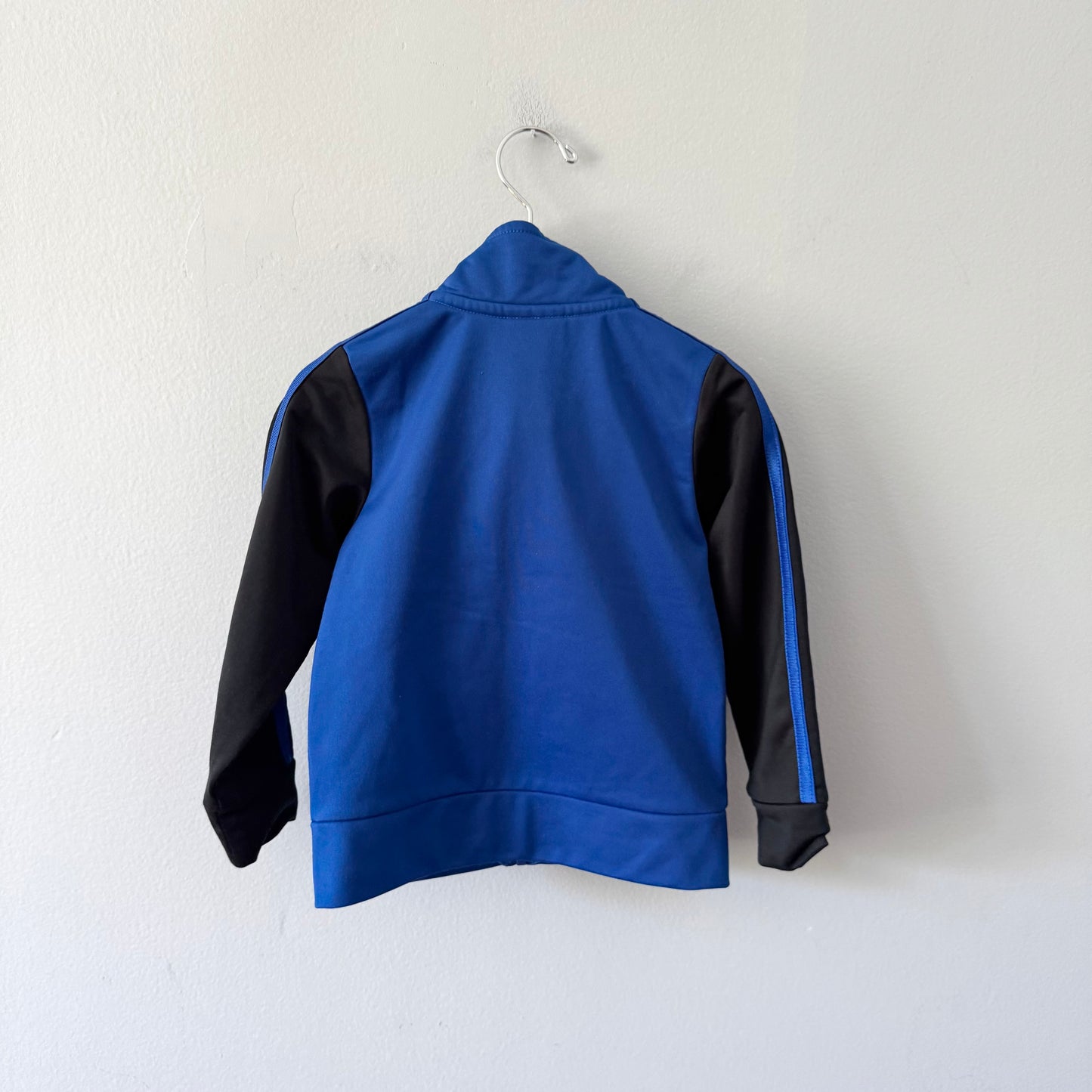 Adidas / Blue x black track suit jacket / 2T
