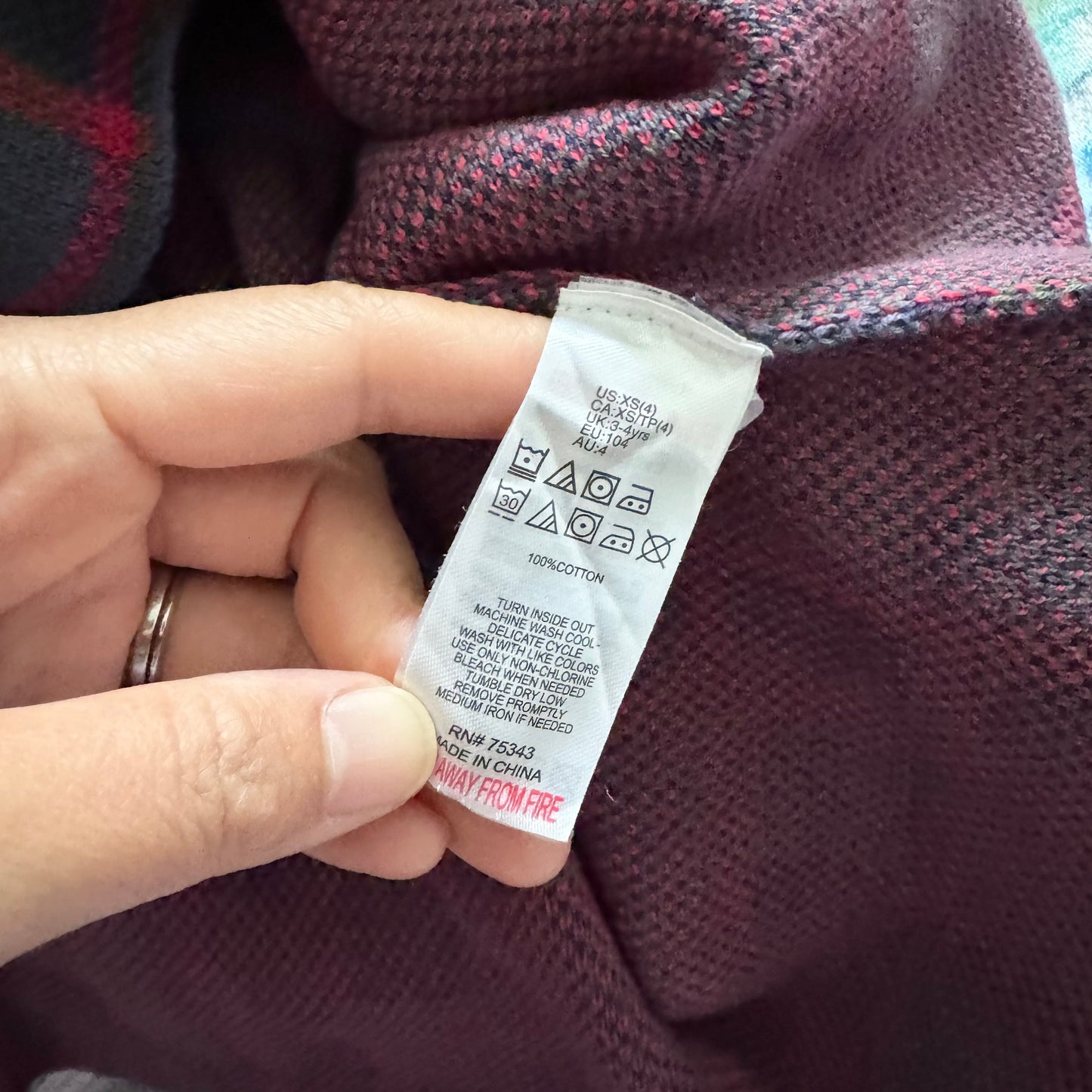 No brand / Cotton woven skirt / 4Y