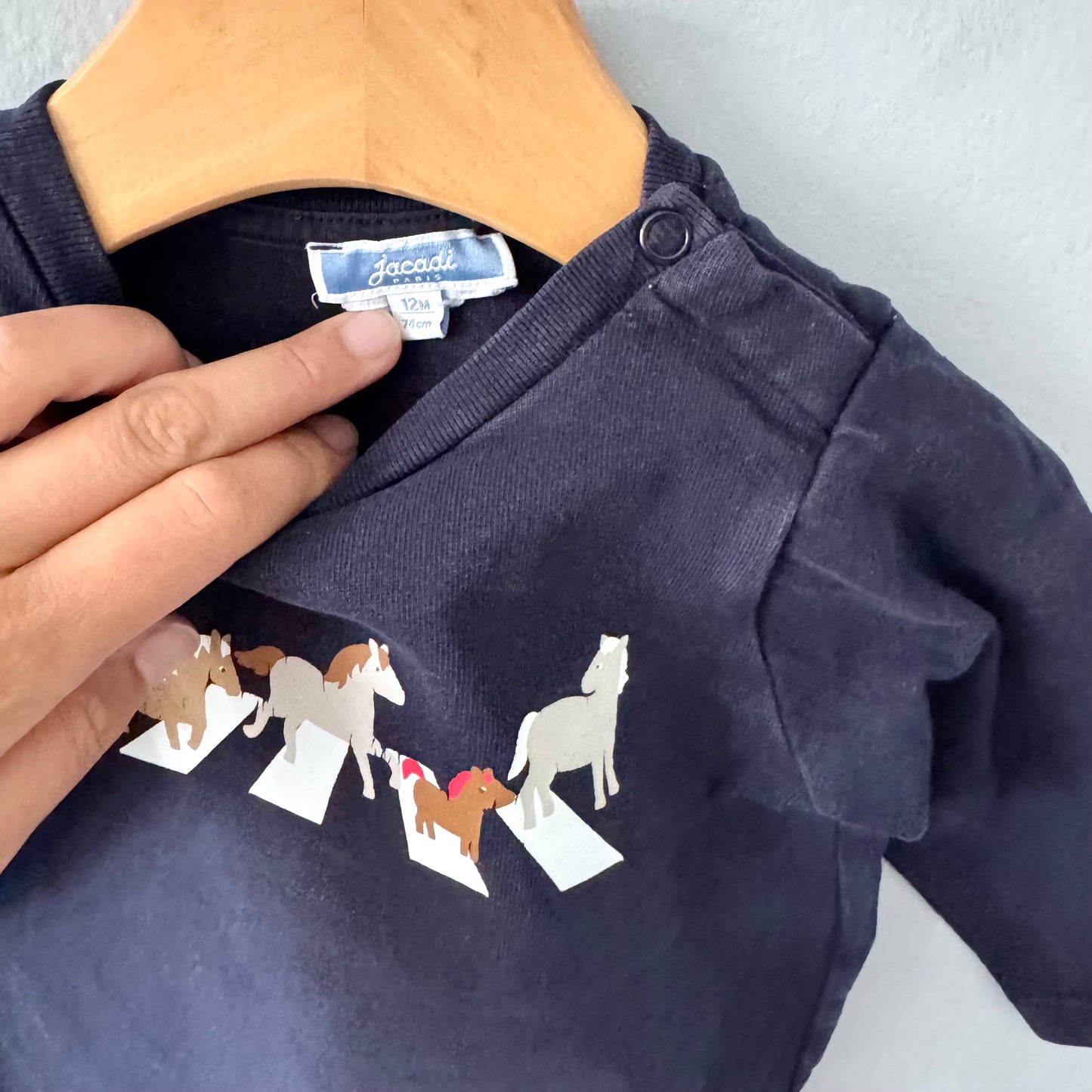 Jacadi / Navy T-shirt / 12M