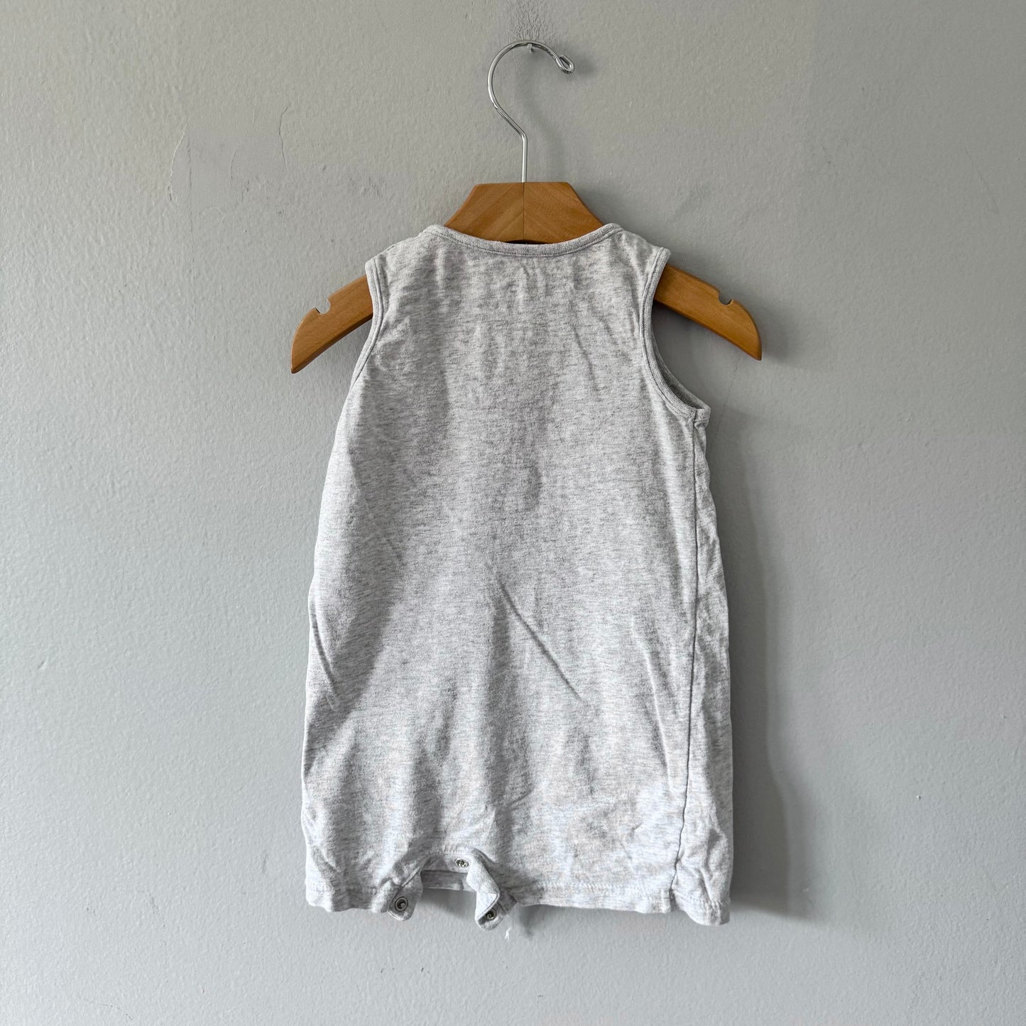 Tu / Combinaison sans manches gris clair / 12-18M