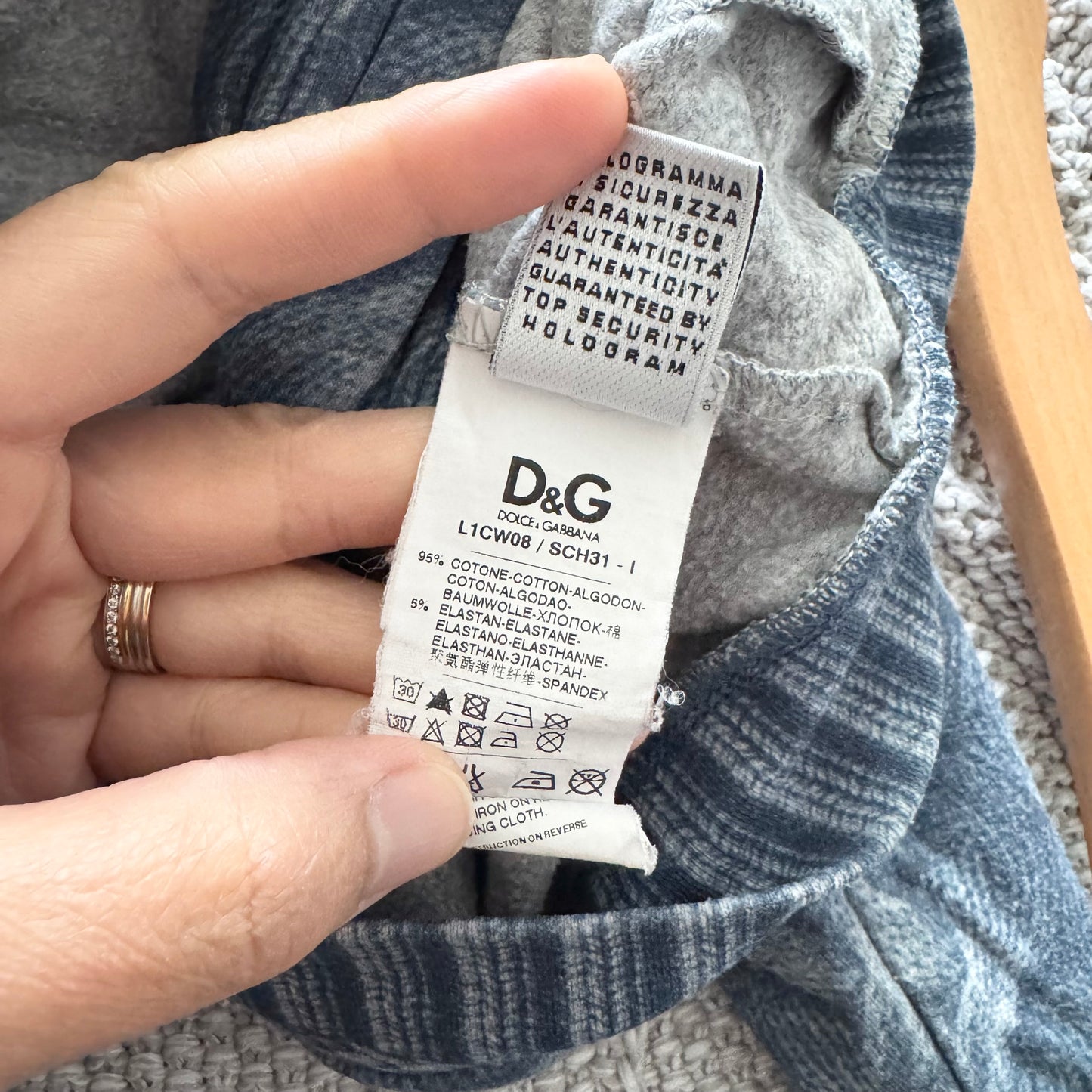 D&G Junior / Zip up hoodie / 12-18M