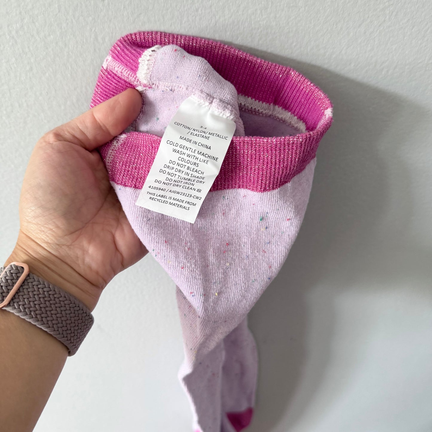 Unknown brand / Light purple tights / 3-4Y