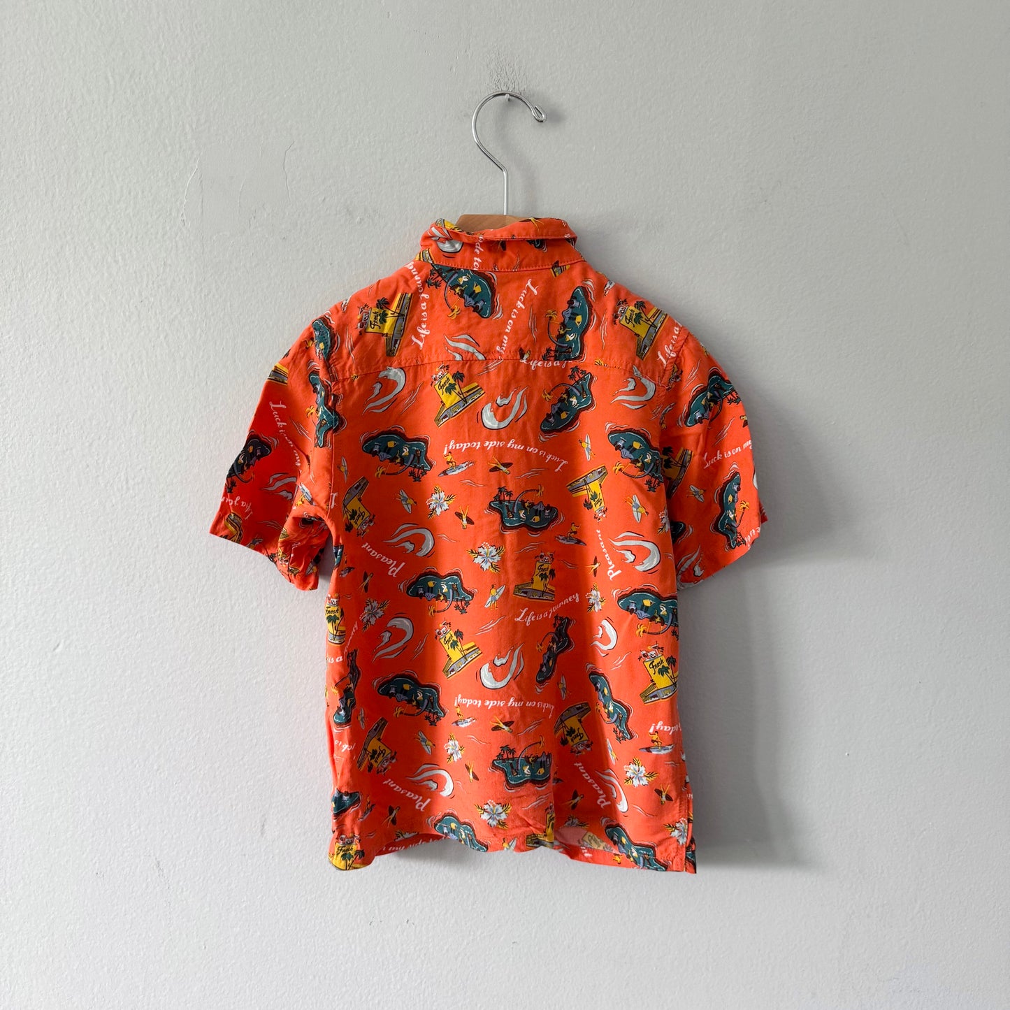 Breeze / Orange rayon shirt / 110 m(4T)