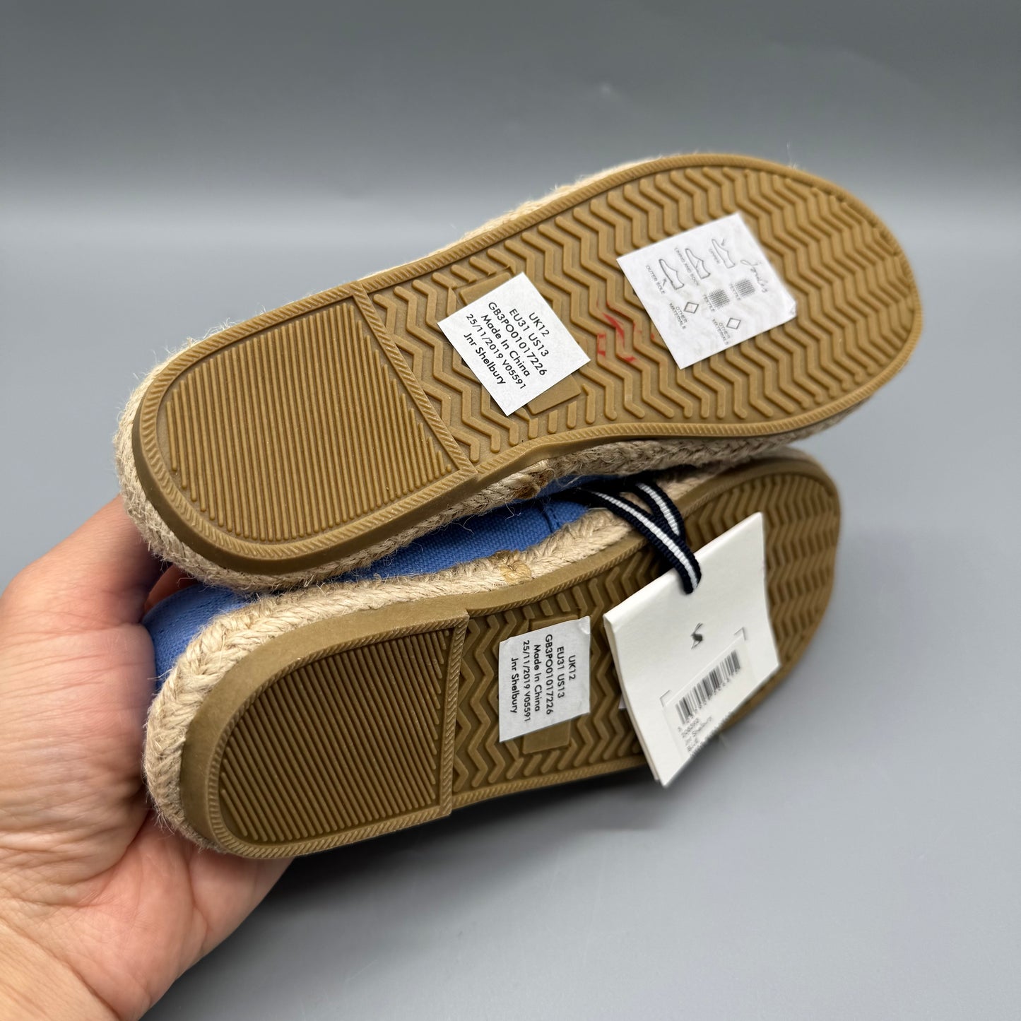 Joules / Slip on shoes / US13 - New with tag
