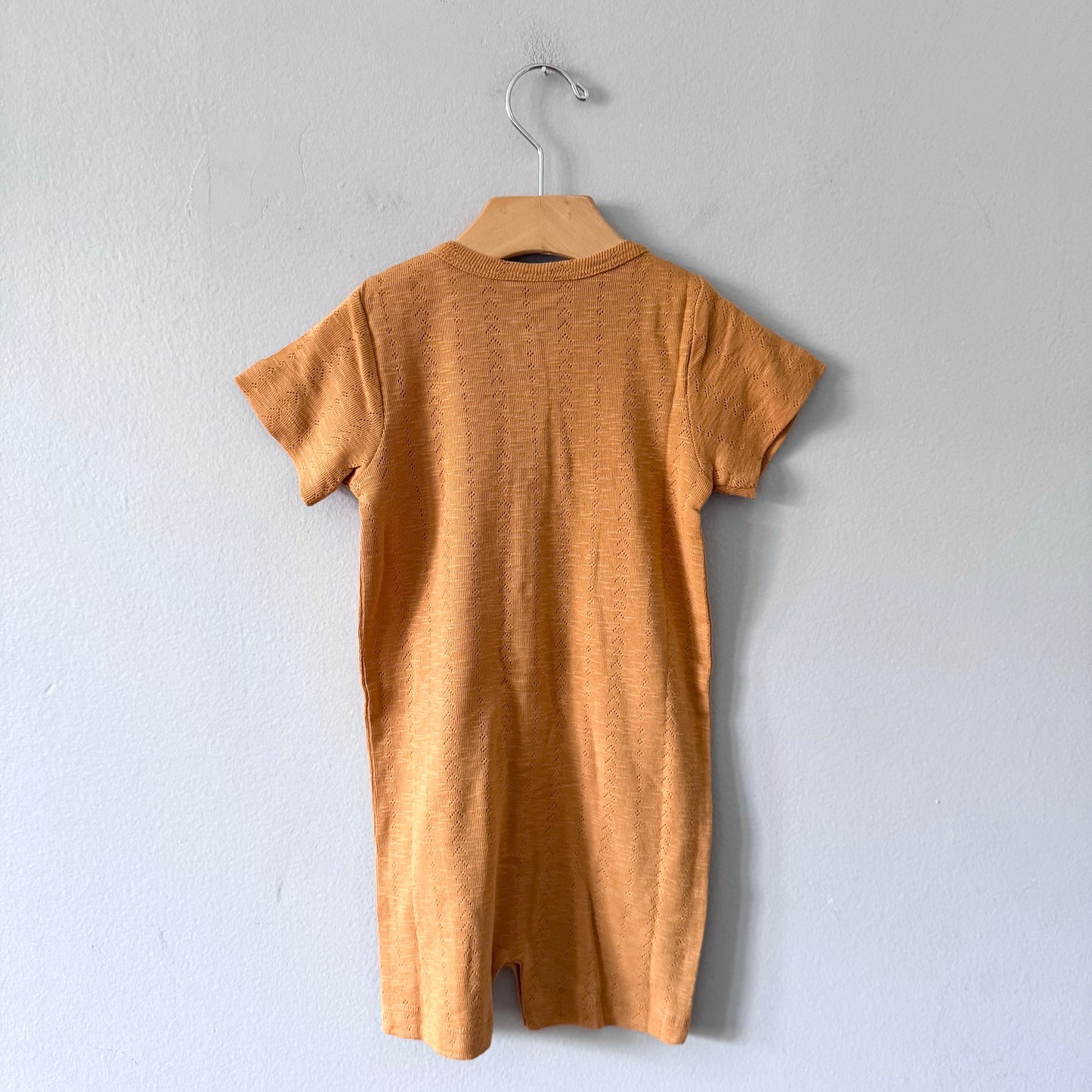 Kate Quinn / short sleeve union shortie | burnt apricot / 2T- New with tag
