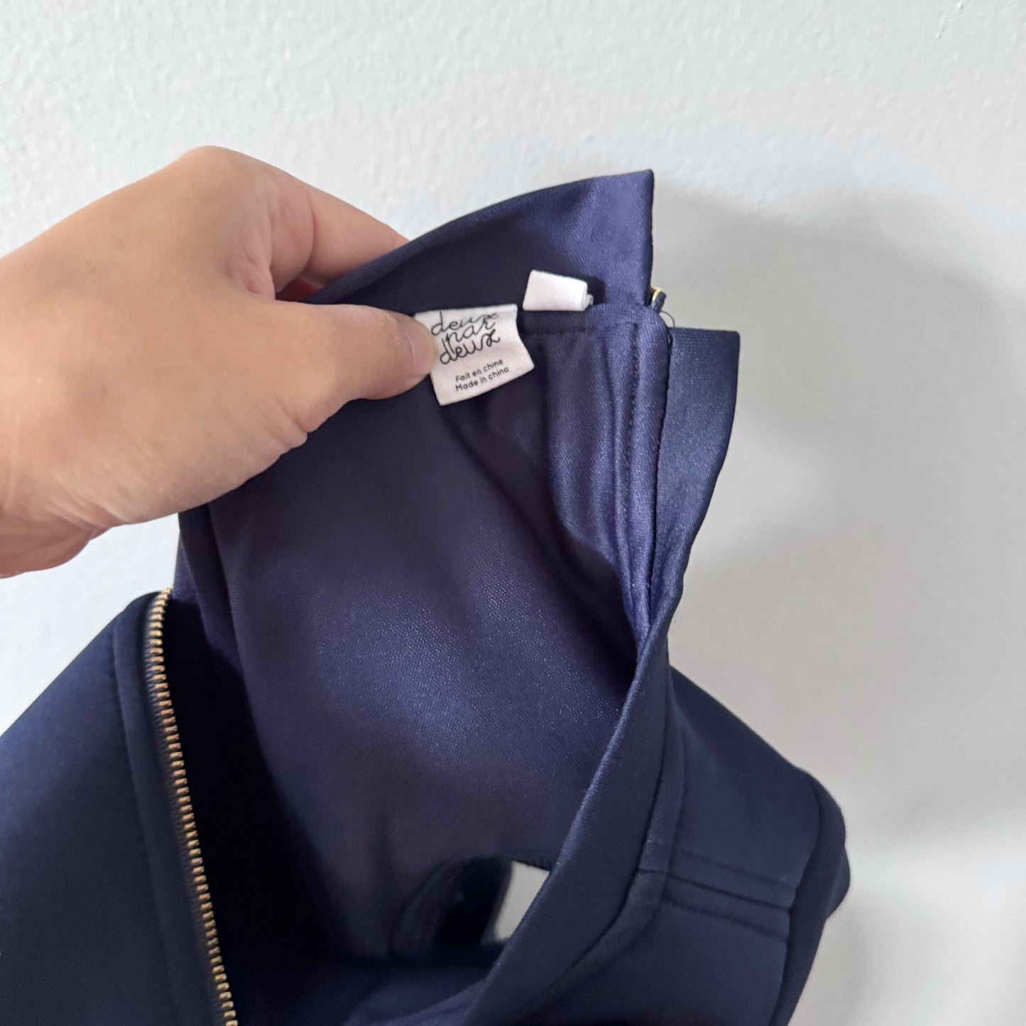 Deux par Deux / Navy dress / 7Y