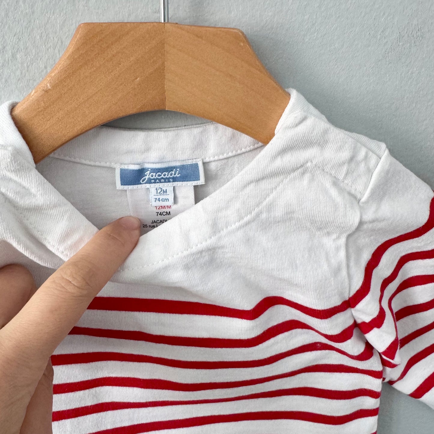 Jacadi / Stripe long sleeve / 12M