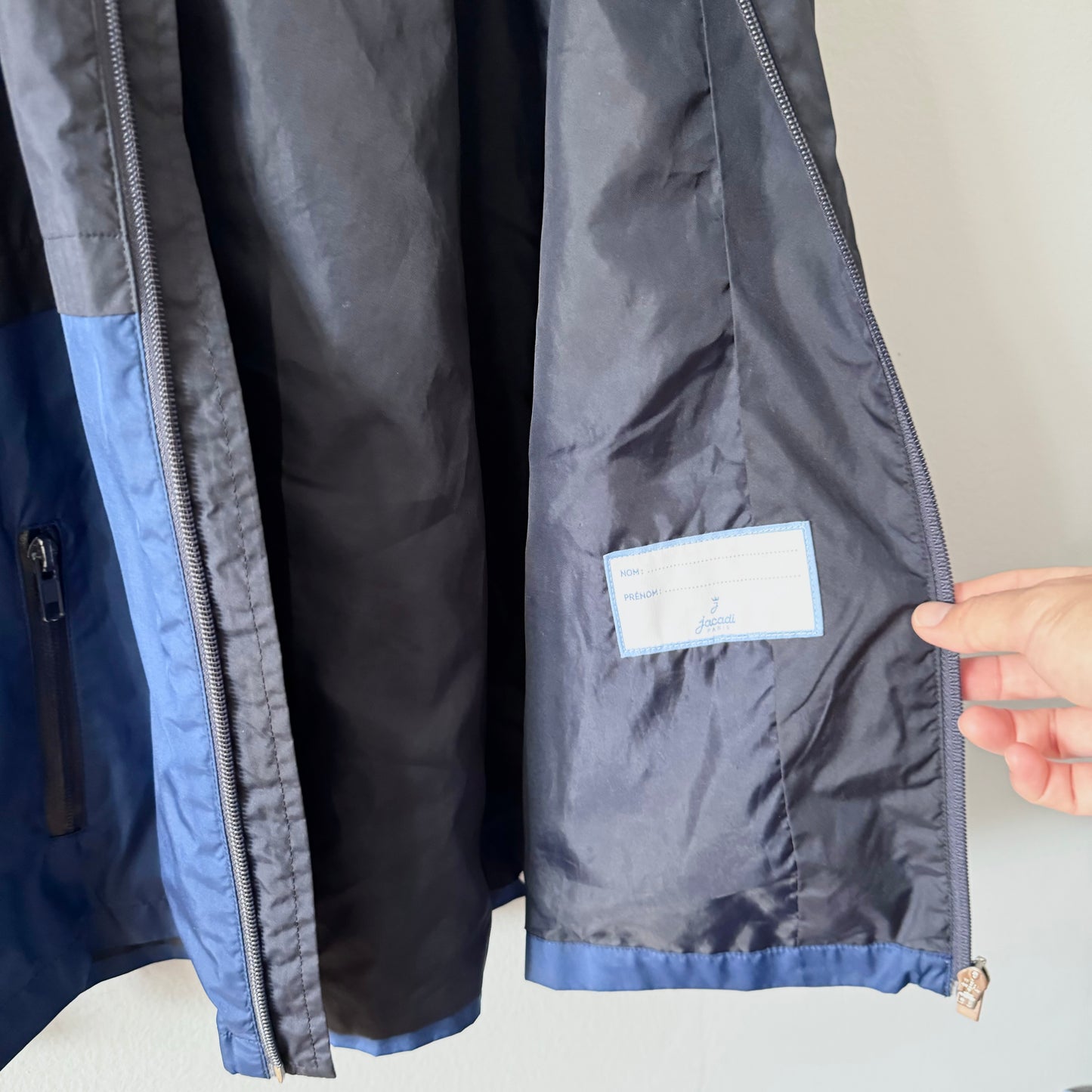 Jacadi / Navy windbreaker / 12Y