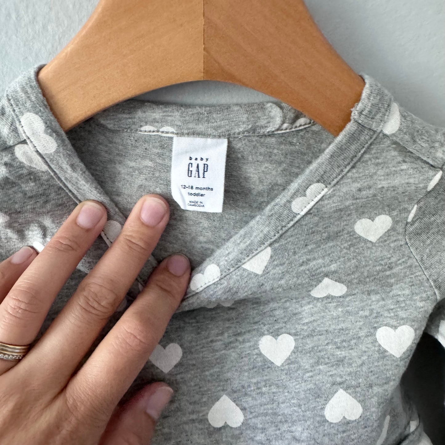 Gap / Light grey x white tutu dress / 12-18M