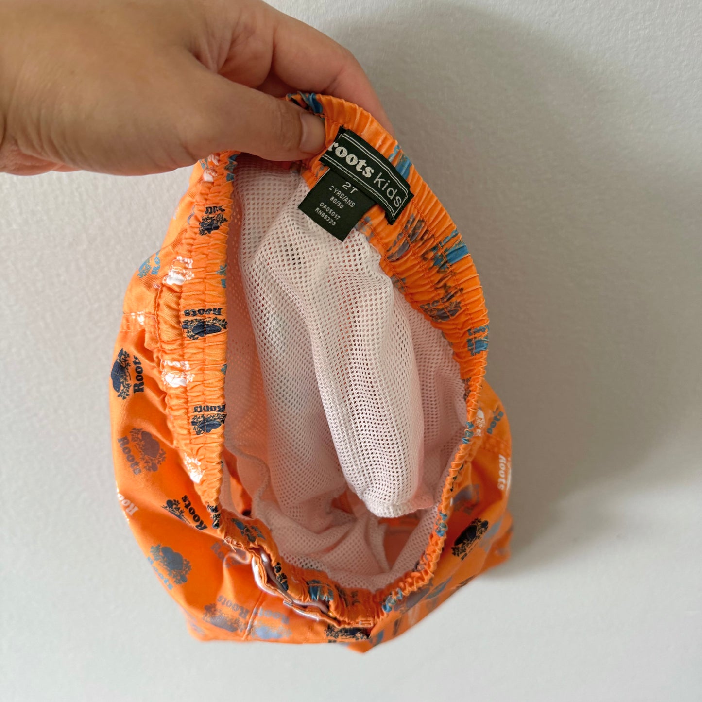 Roots / Orange swim trunk / 2T