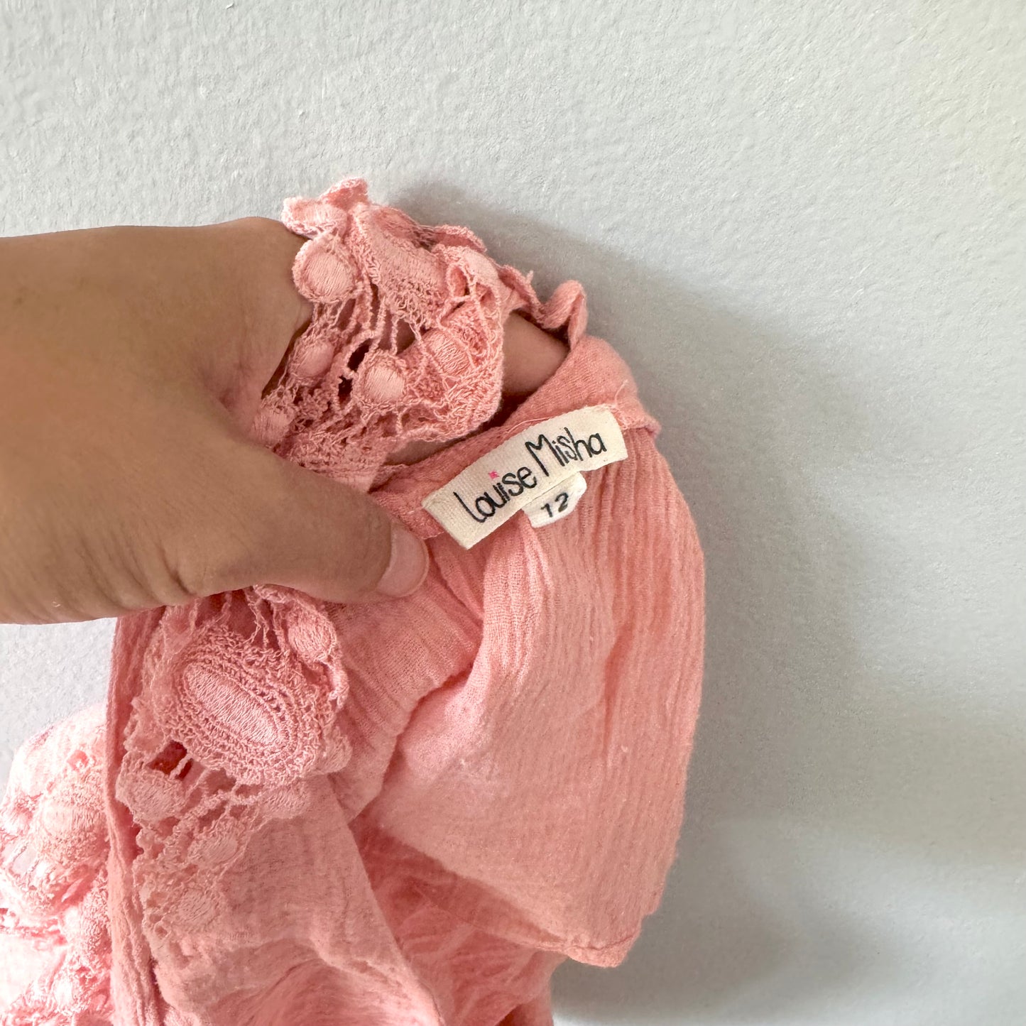 Louise Misha / Light pink cami top / 12Y