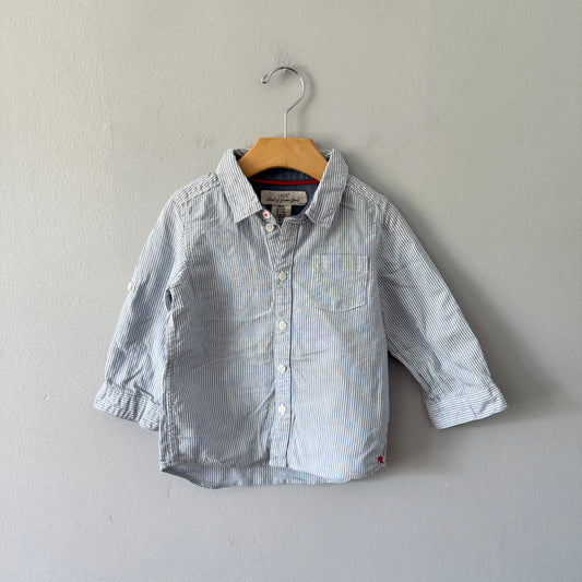 H&M / Stripe cotton shirts / 18-24M