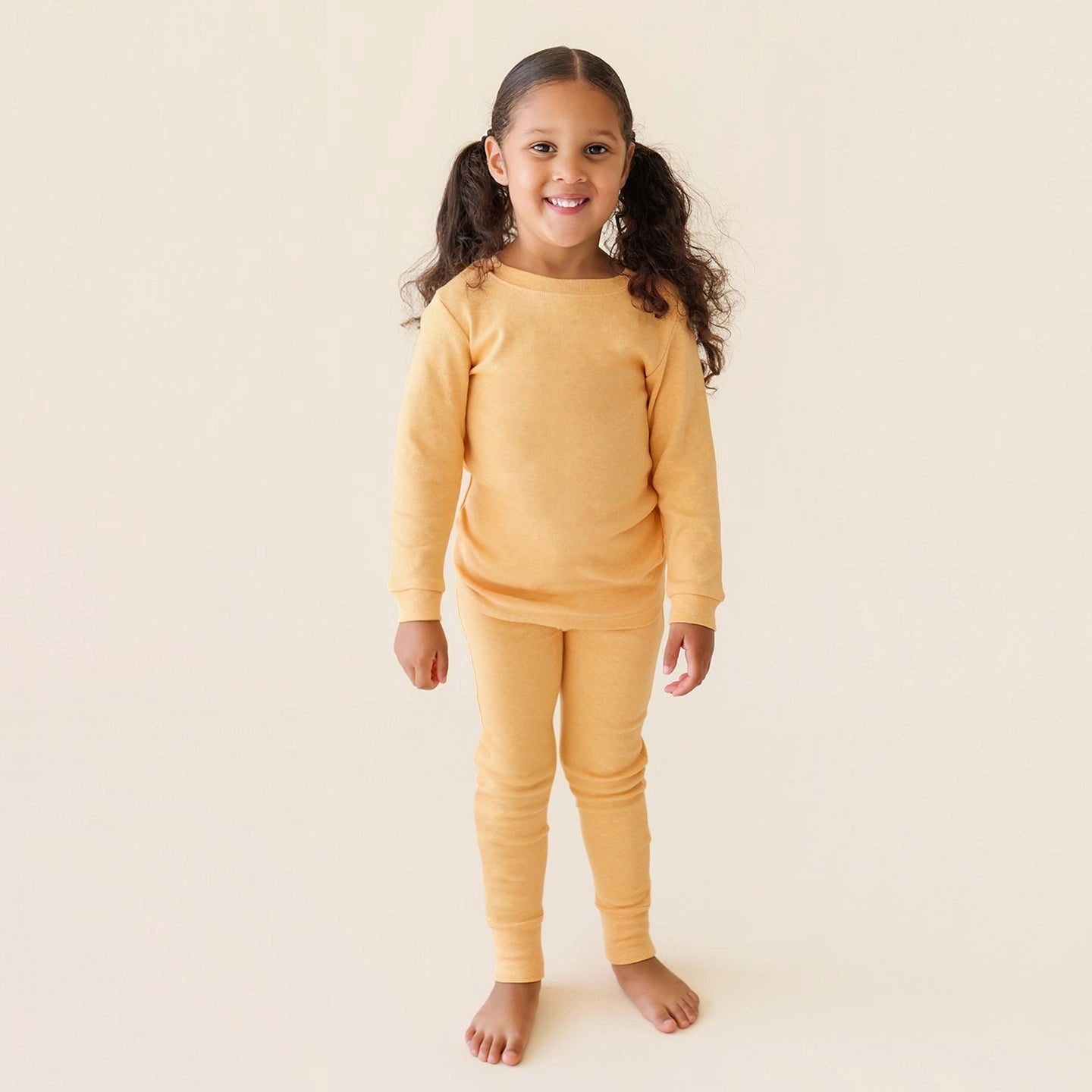 Parade Organics / "My Jammies" Organic Kids' Pajamas - Snuggle-Soft 3/4 Years, Honey Melange