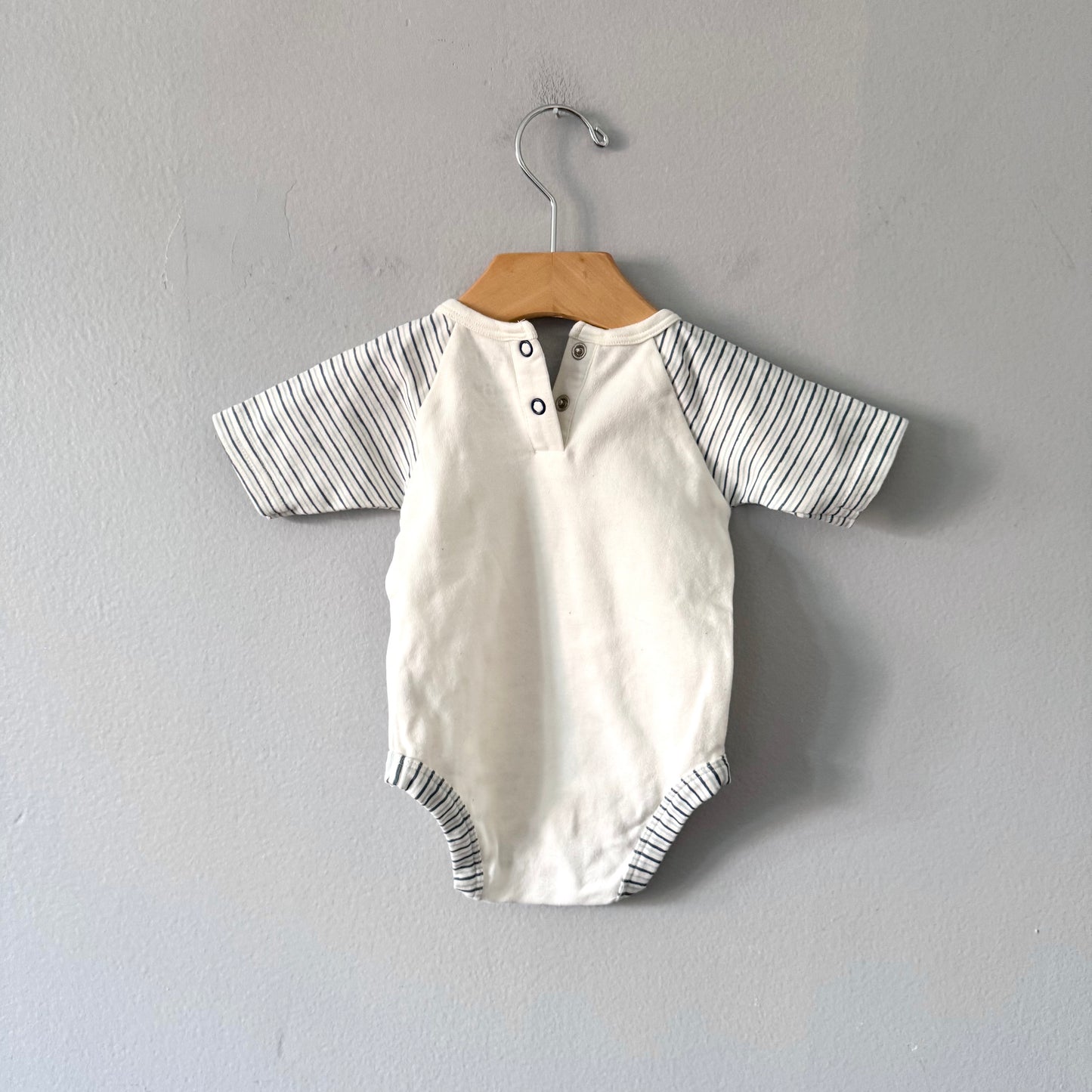 Pehr x Indigo baby / Short sleeve onesie / 3-6M