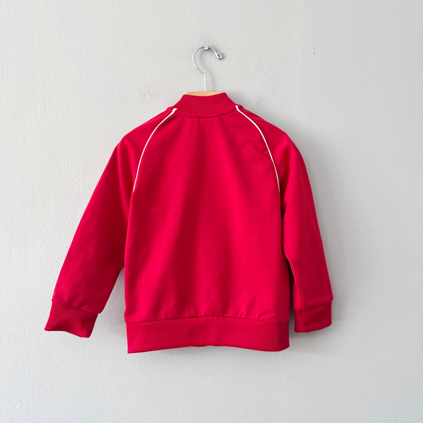 Adidas / Red track suit jacket / 3-4Y