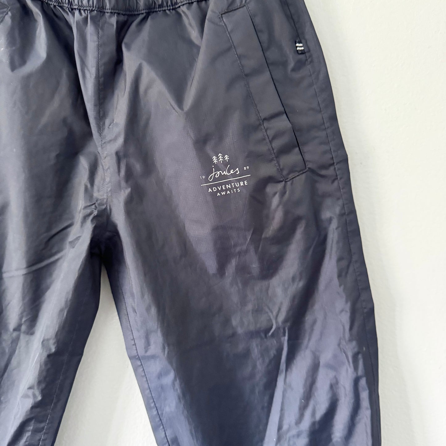 Joules / Black rain pants / 3Y