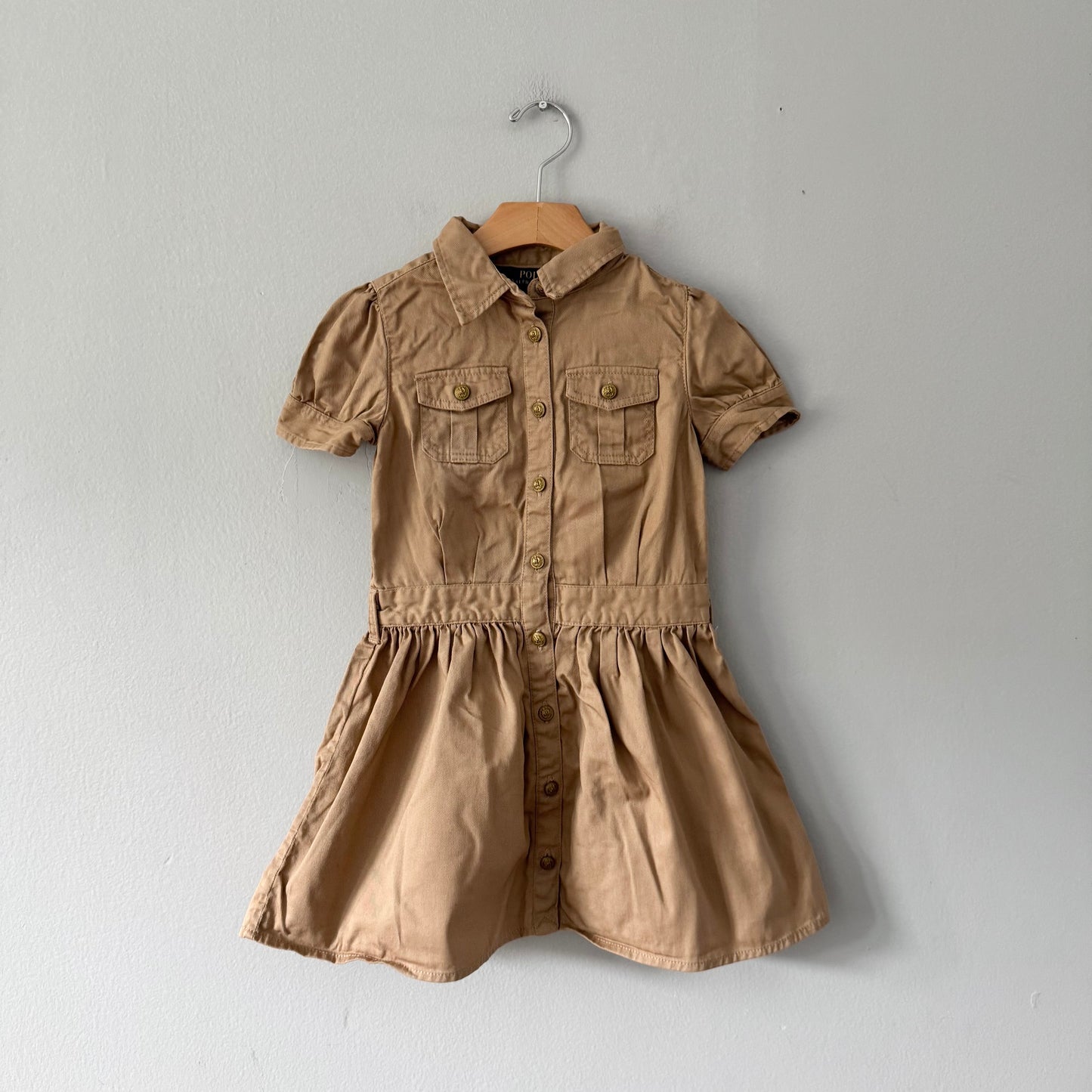 Polo Ralph Lauren / Light brown dress / 5Y