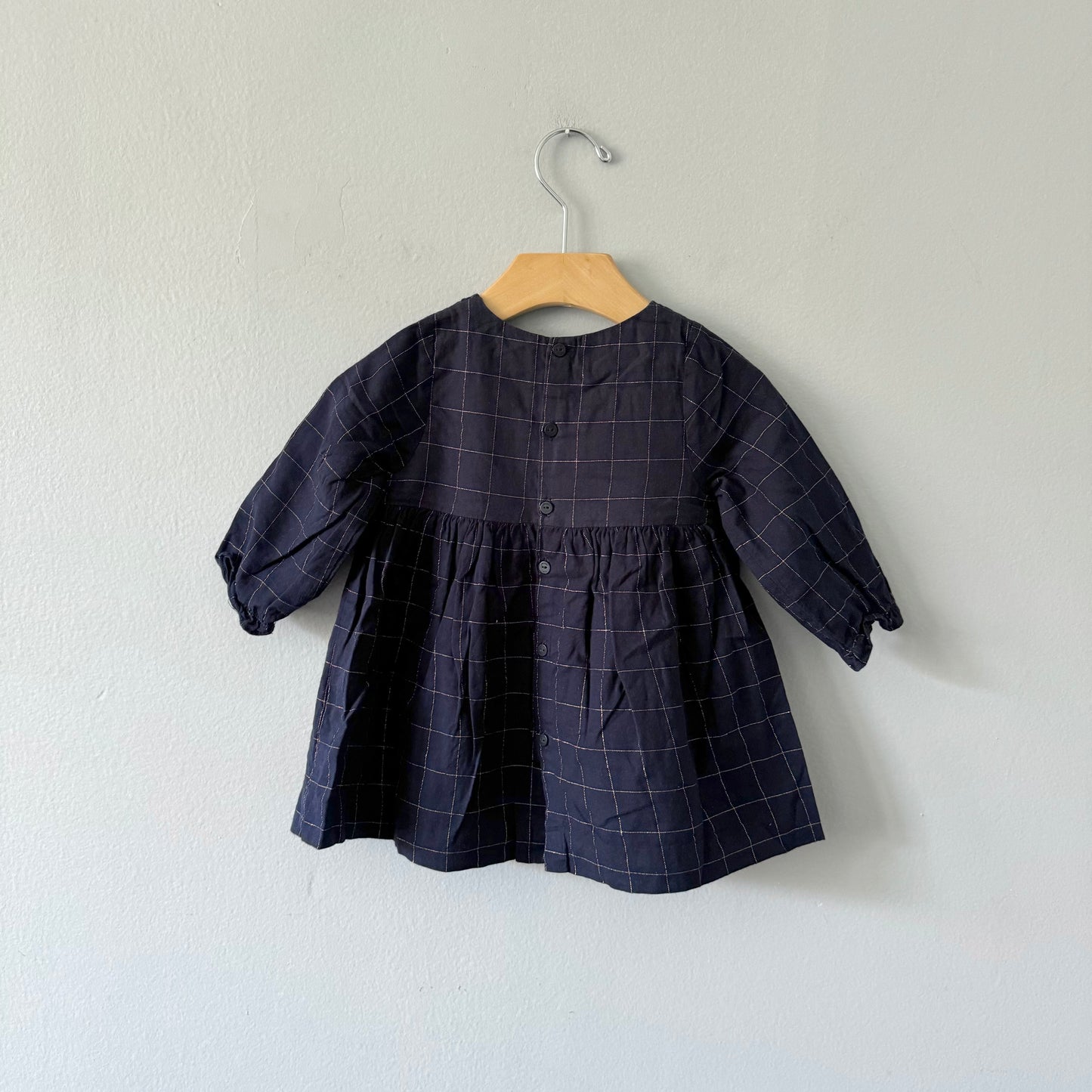 Jacadi / Navy long sleeve dress / 18M