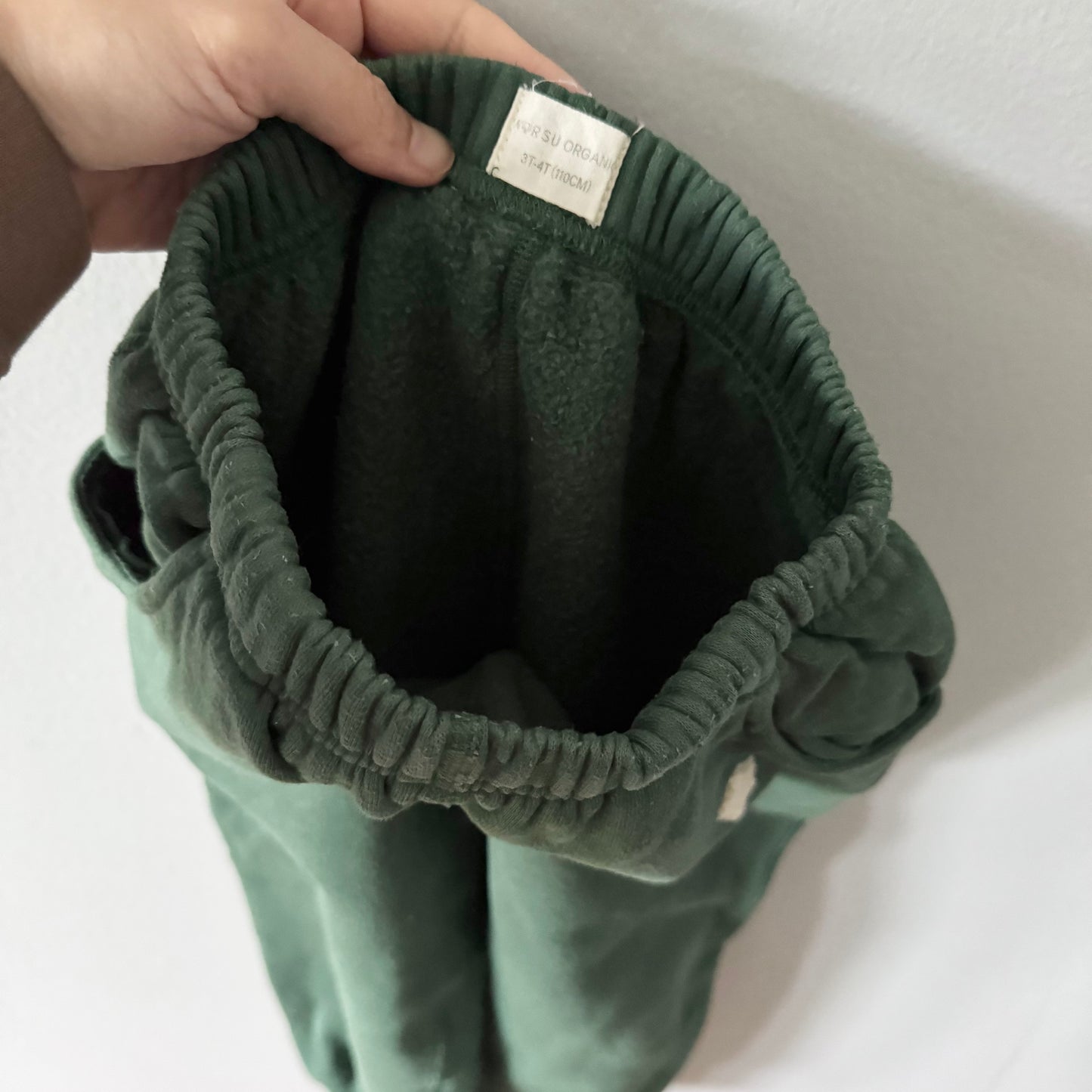 Norsu Organic / Green sweatpants / 3-4Y