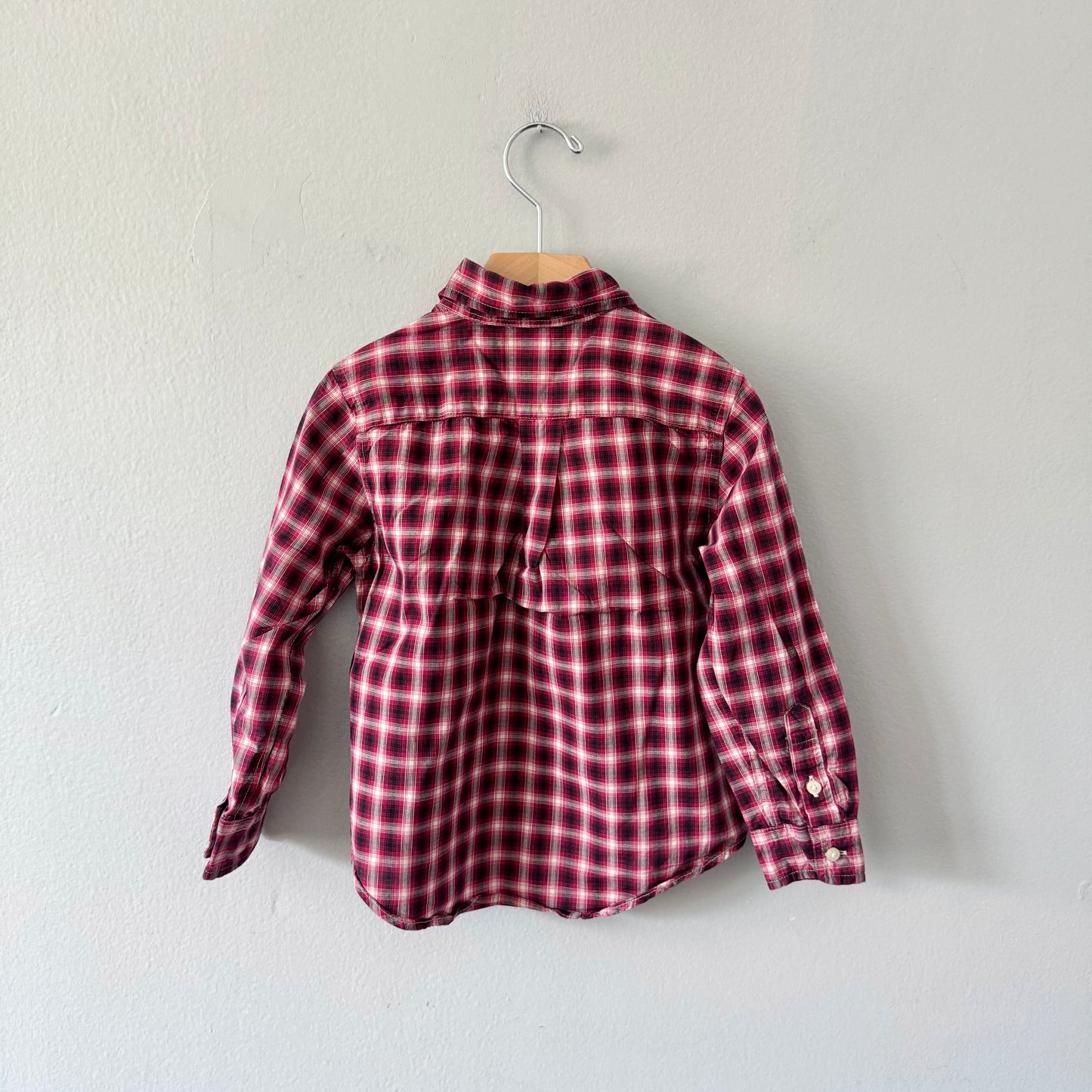 Polo Ralph Lauren / Red checked shirt / 4Y
