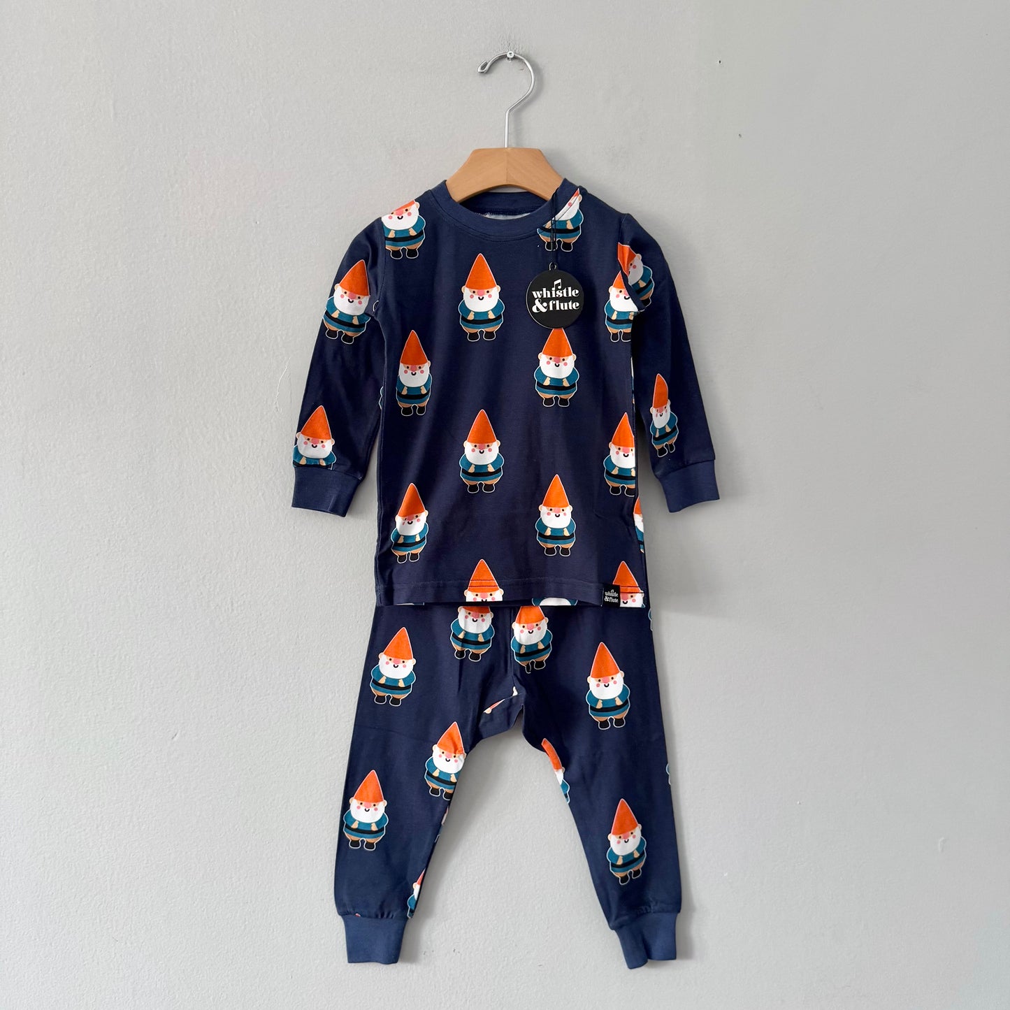 Whistle & Flute / Kawaii Garden Gnome Pyjama Set / 1-2Y - New with tag