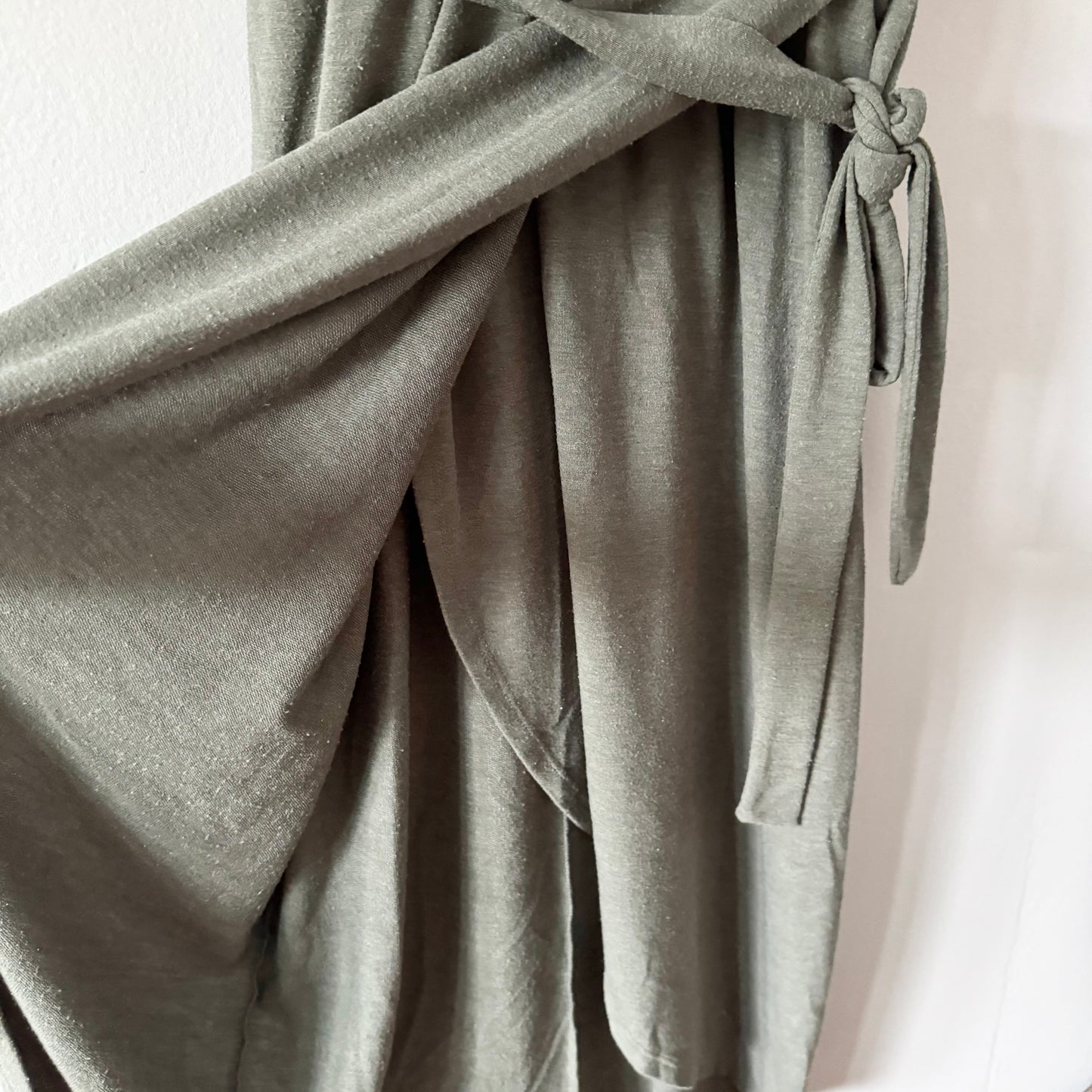 Pink Blush / Dark green maternity dress / Women S