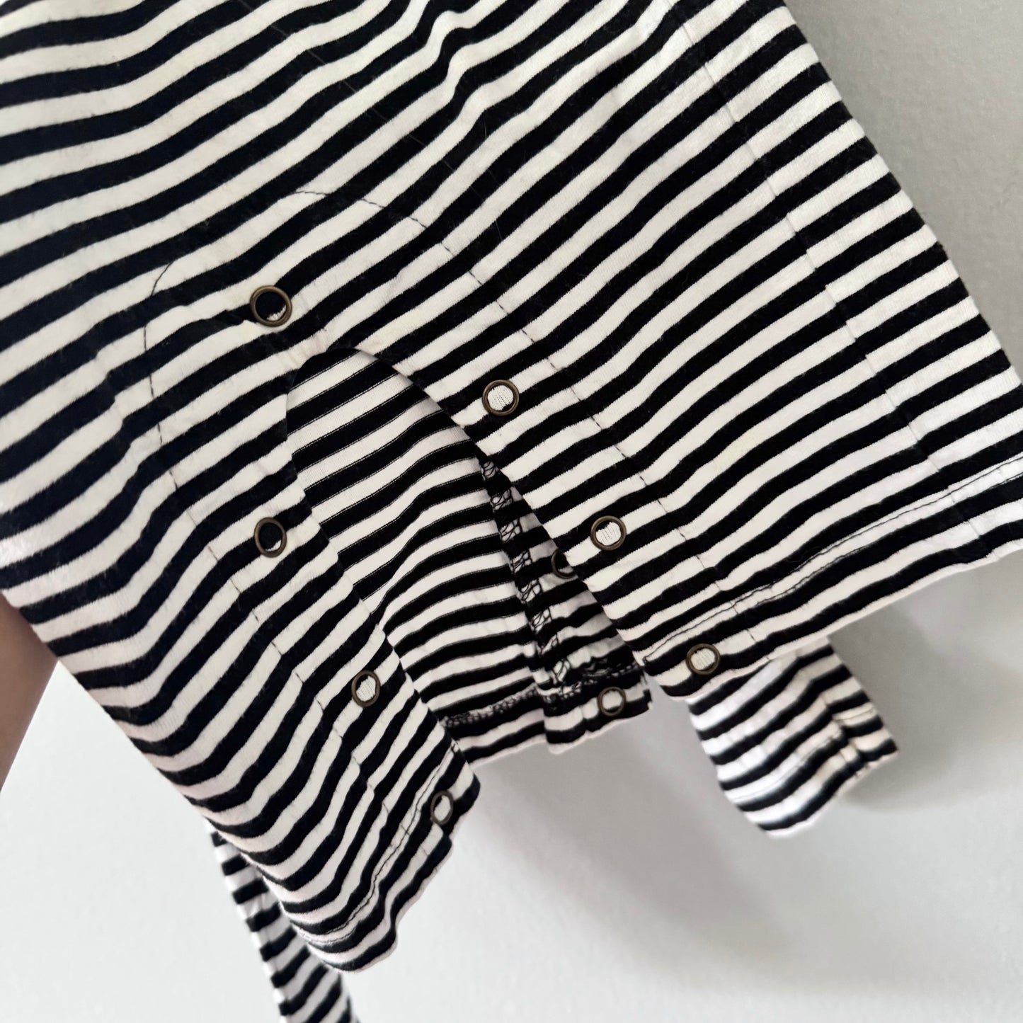 Turtledove London / Stripe romper / 0-3M