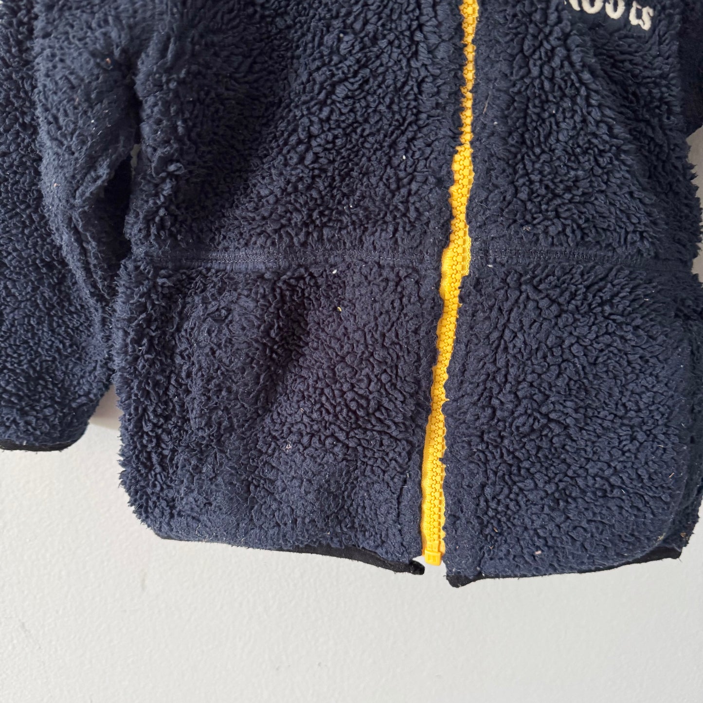 Roots / Black x yellow sherpa jacket / 2T