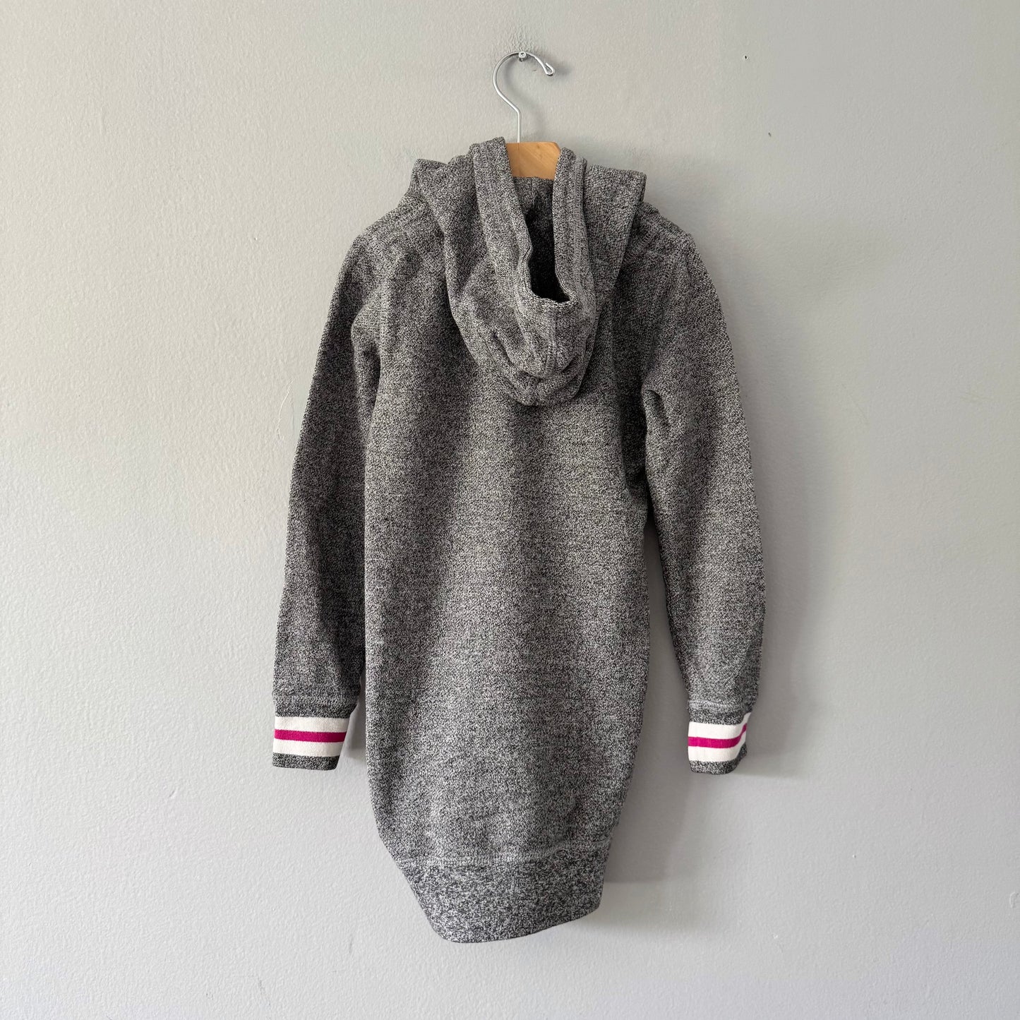 Roots / Salt and pepper hoodie dress / 5-6Y