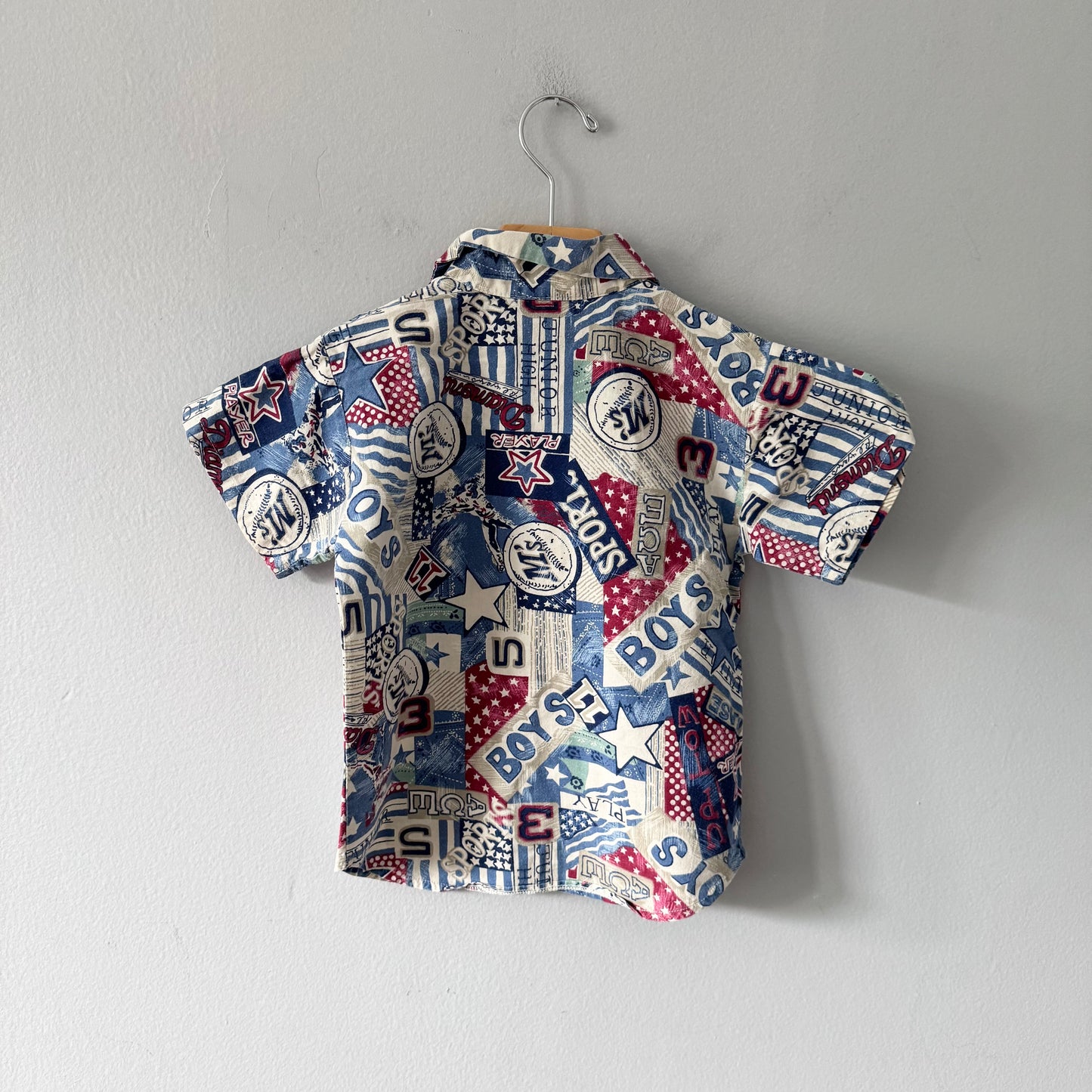 Vintage / Sears Kids short sleeve shirt / 6Y