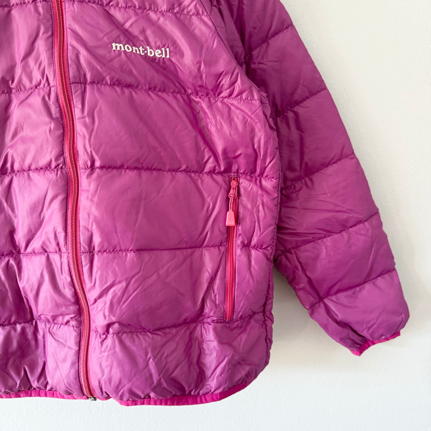 Montbell / Purple puffer jacket / 8Y(130cm)