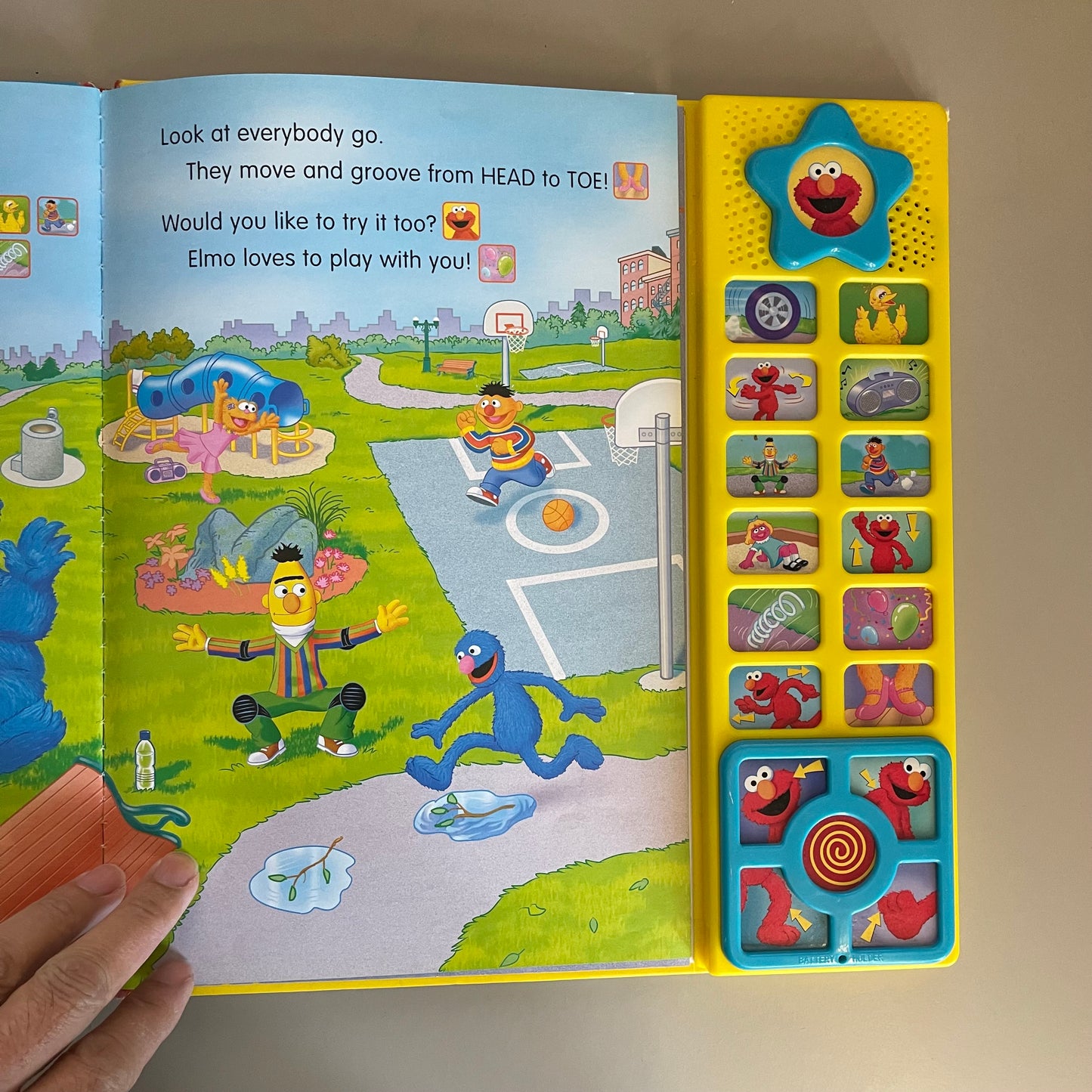 Sesame Street - happy healthy monsters Head to Toe! (Sound Book)