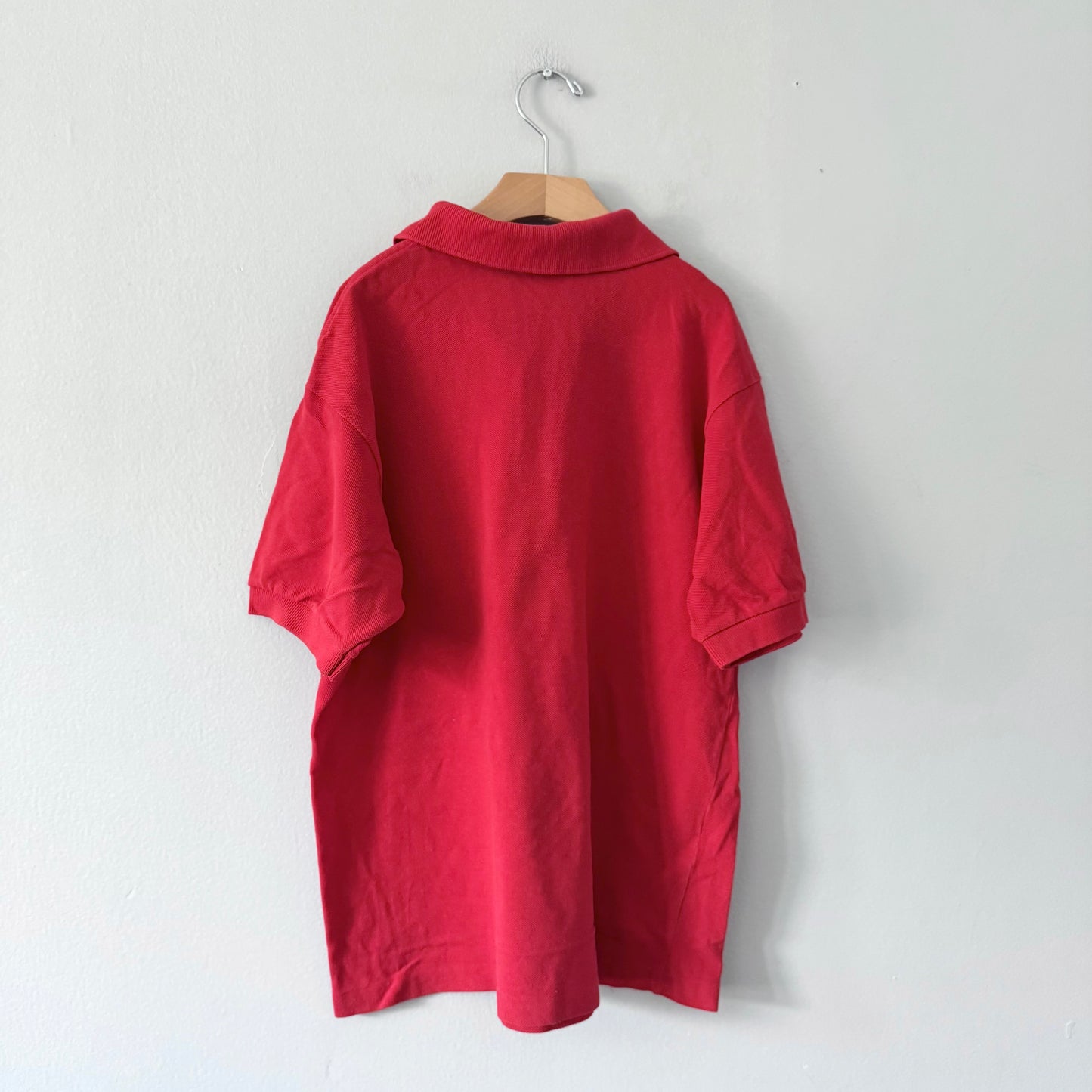 Lacoste / Red polo shirt / 16Y(Fits 10-12Y)