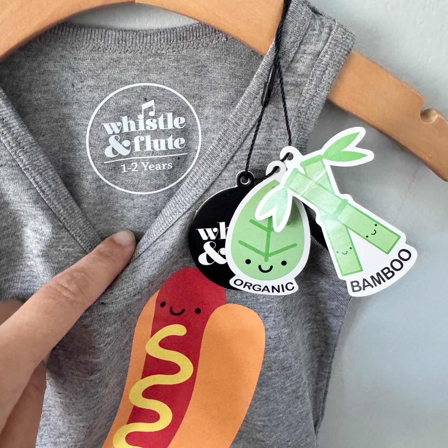 Whistle & Flute / Kawaii Hot Dog Tank Top / 1-2T - New with tag, 2 available