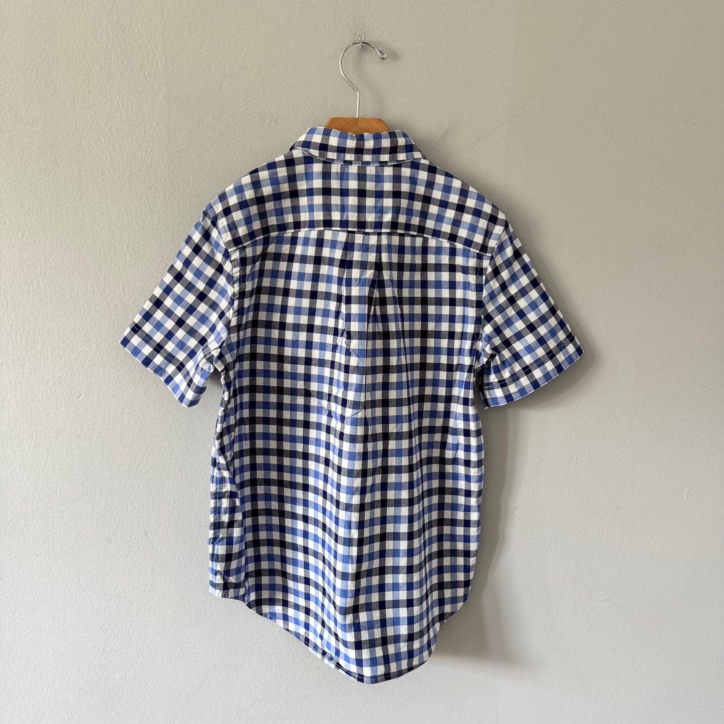 Polo Ralph Lauren / Chemise à carreaux bleue et blanche / 10-12 ans