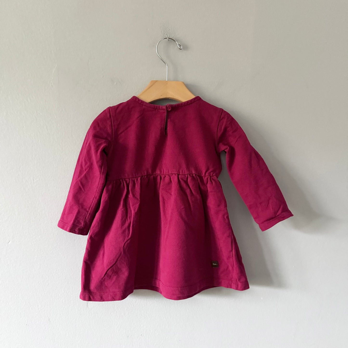 Tea / Pink purple long sleeve dress / 12-18M