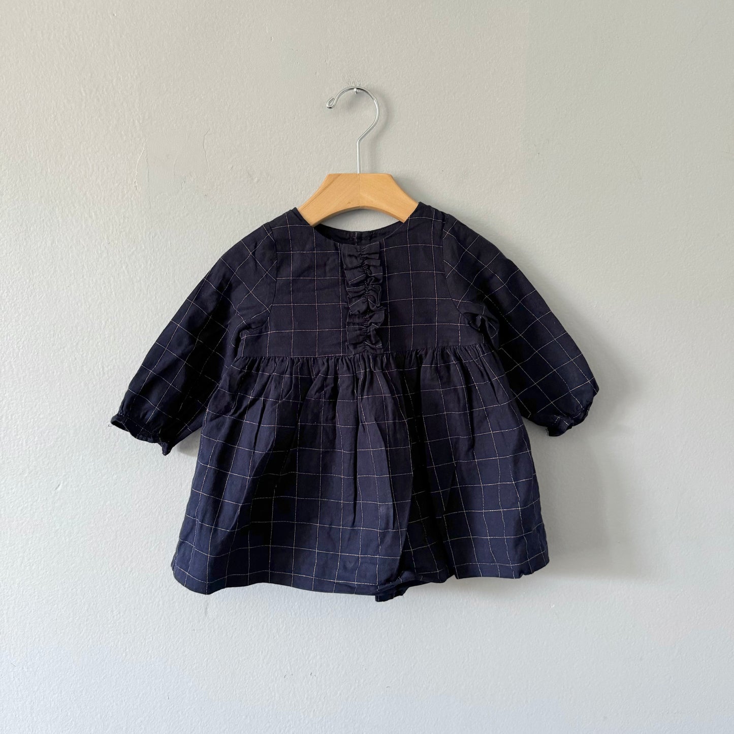 Jacadi / Navy long sleeve dress / 18M