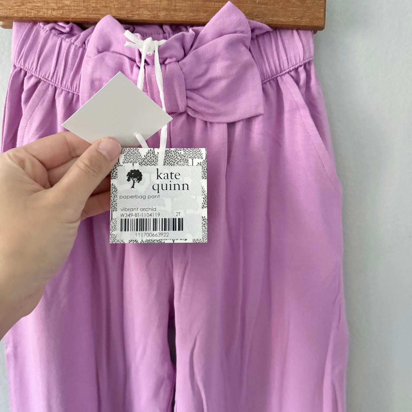 Kate Quinn / Paperbag pant | vibrant orchid | bamboo / 2T