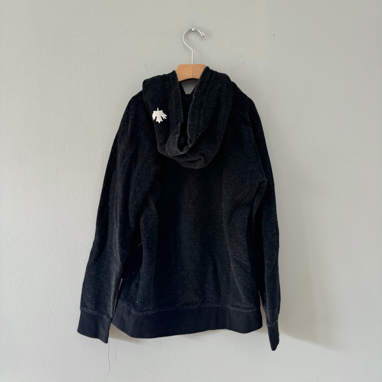Roots / Black salt and pepper hoodie / 11-12Y