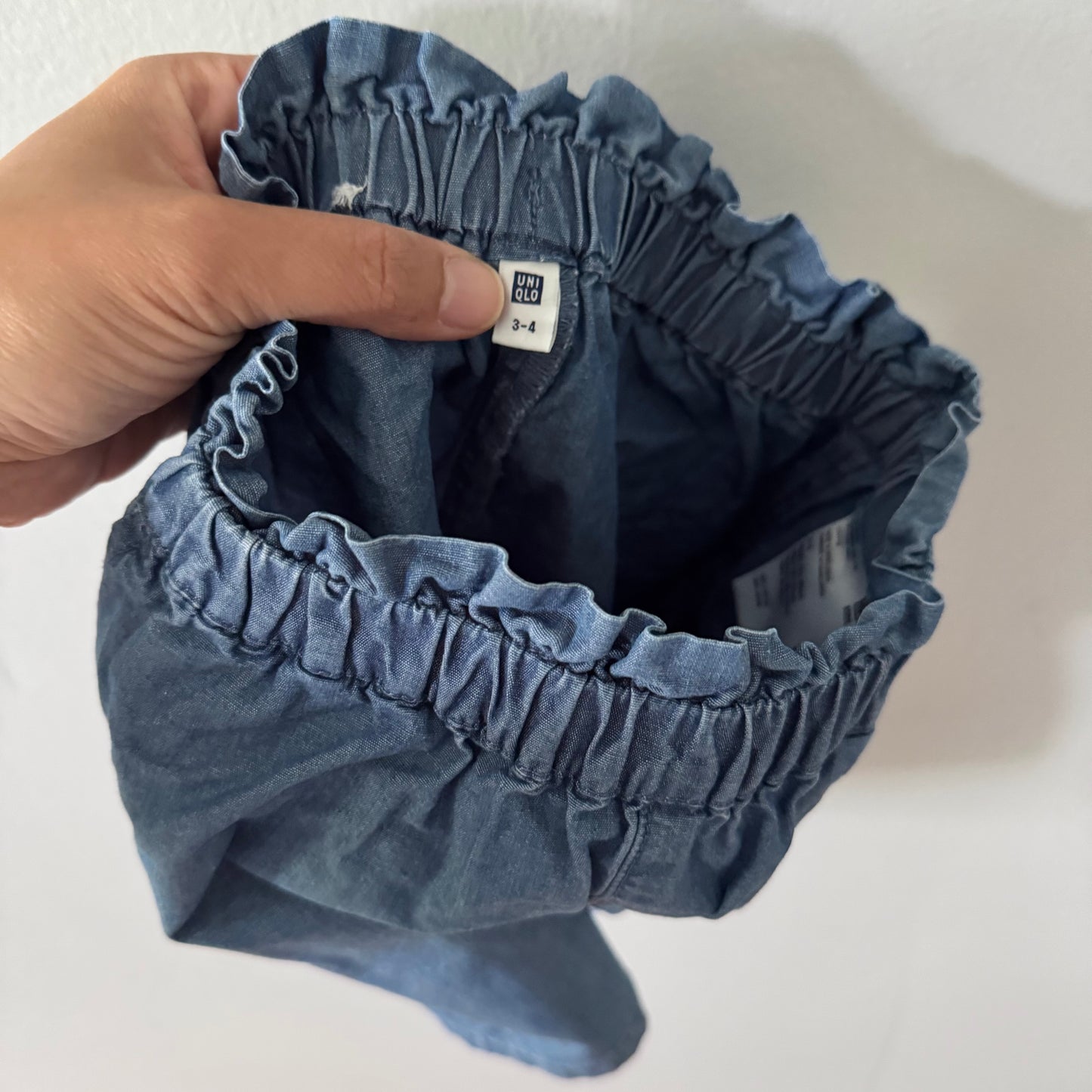 Uniqlo / Chambray shorts / 3-4Y