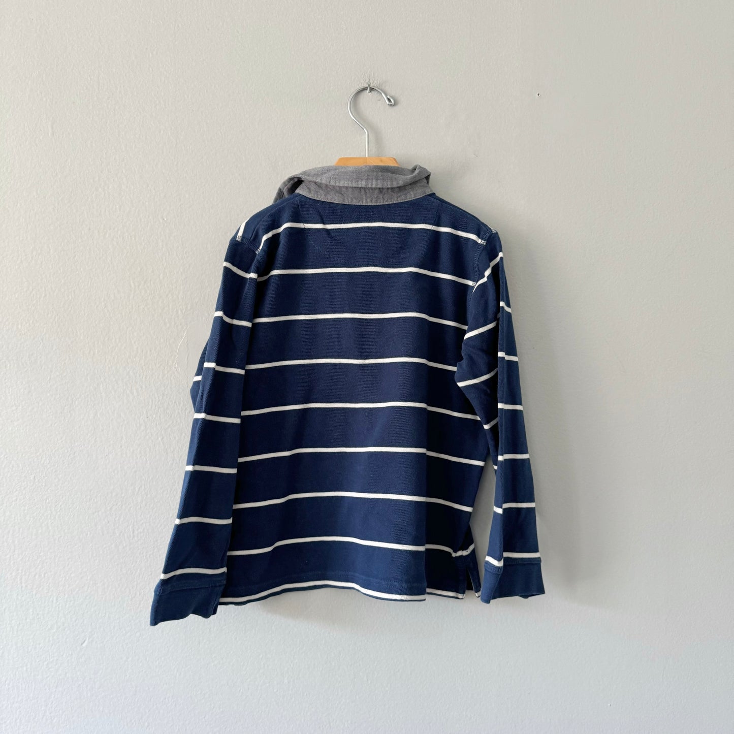 John Lewis / striped long sleeve shirt / 7Y