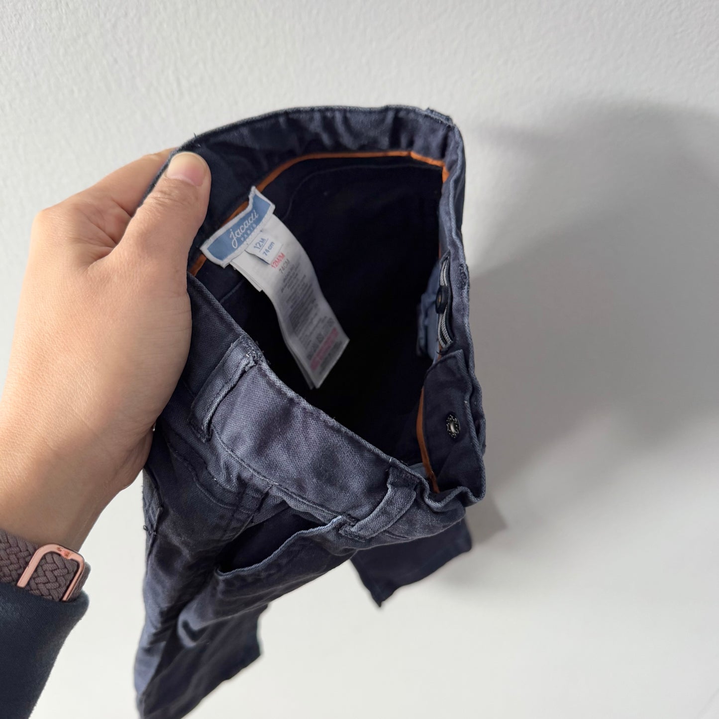 Jacadi / Navy chino pants / 12M