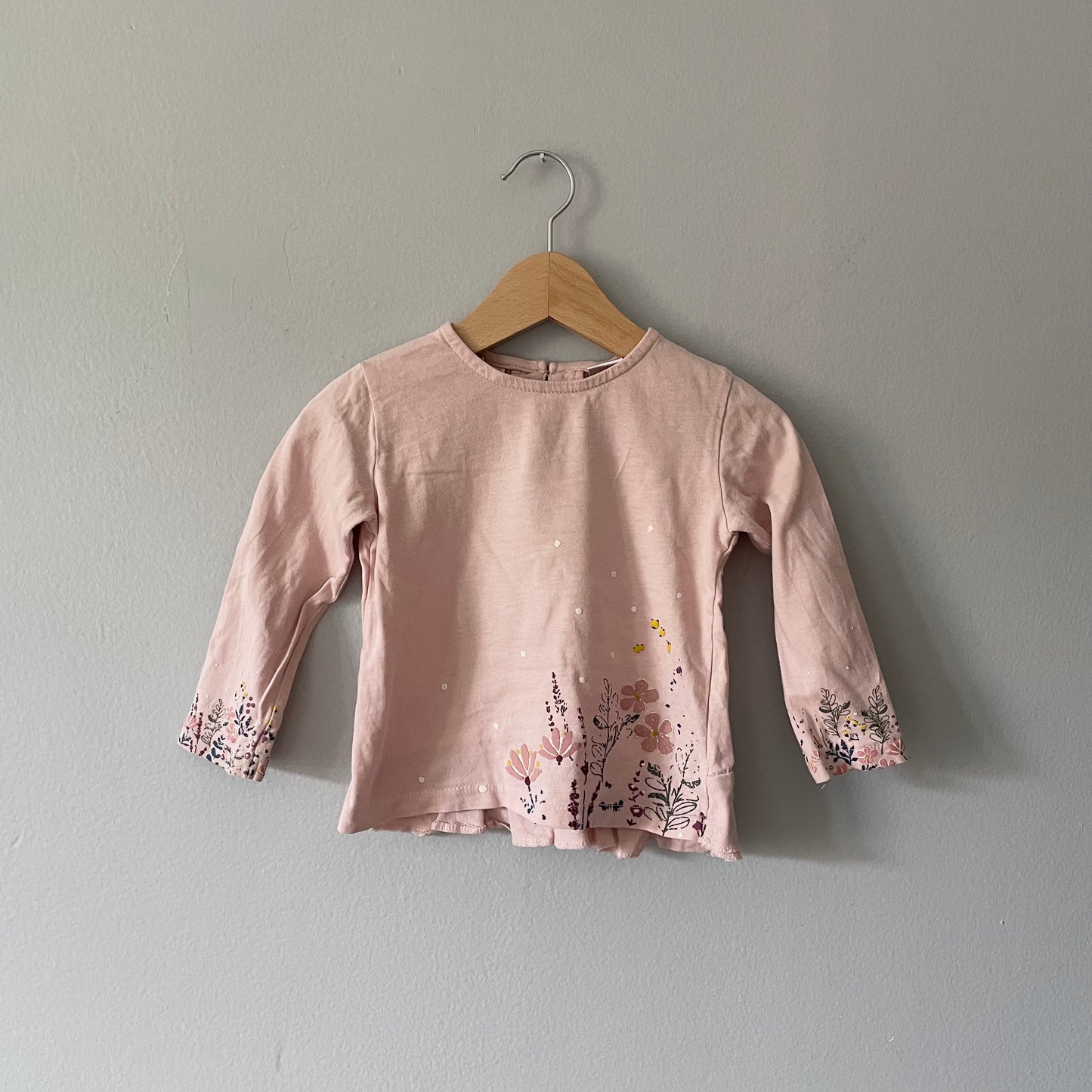 Zara / Long sleeve t-shirt / 9-12M