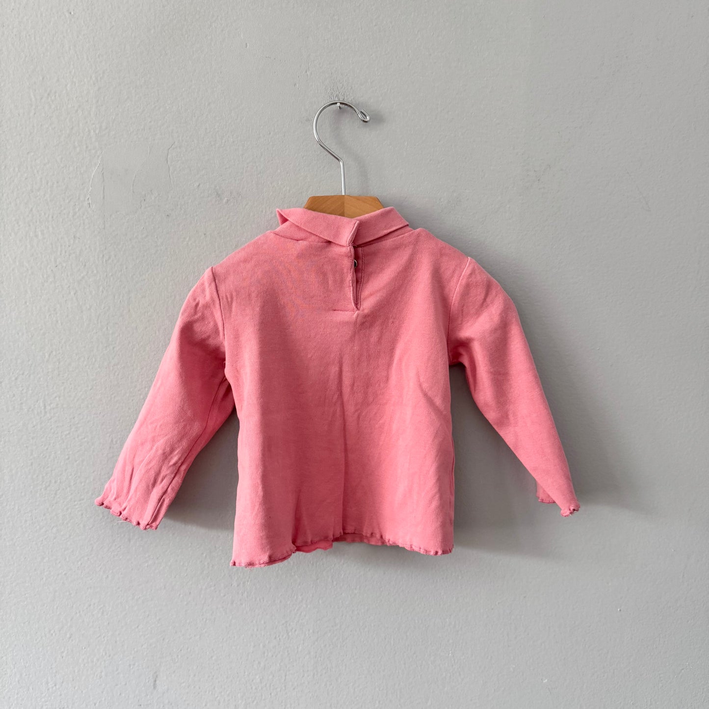 Zara / Pink turtle neck top / 6-9M