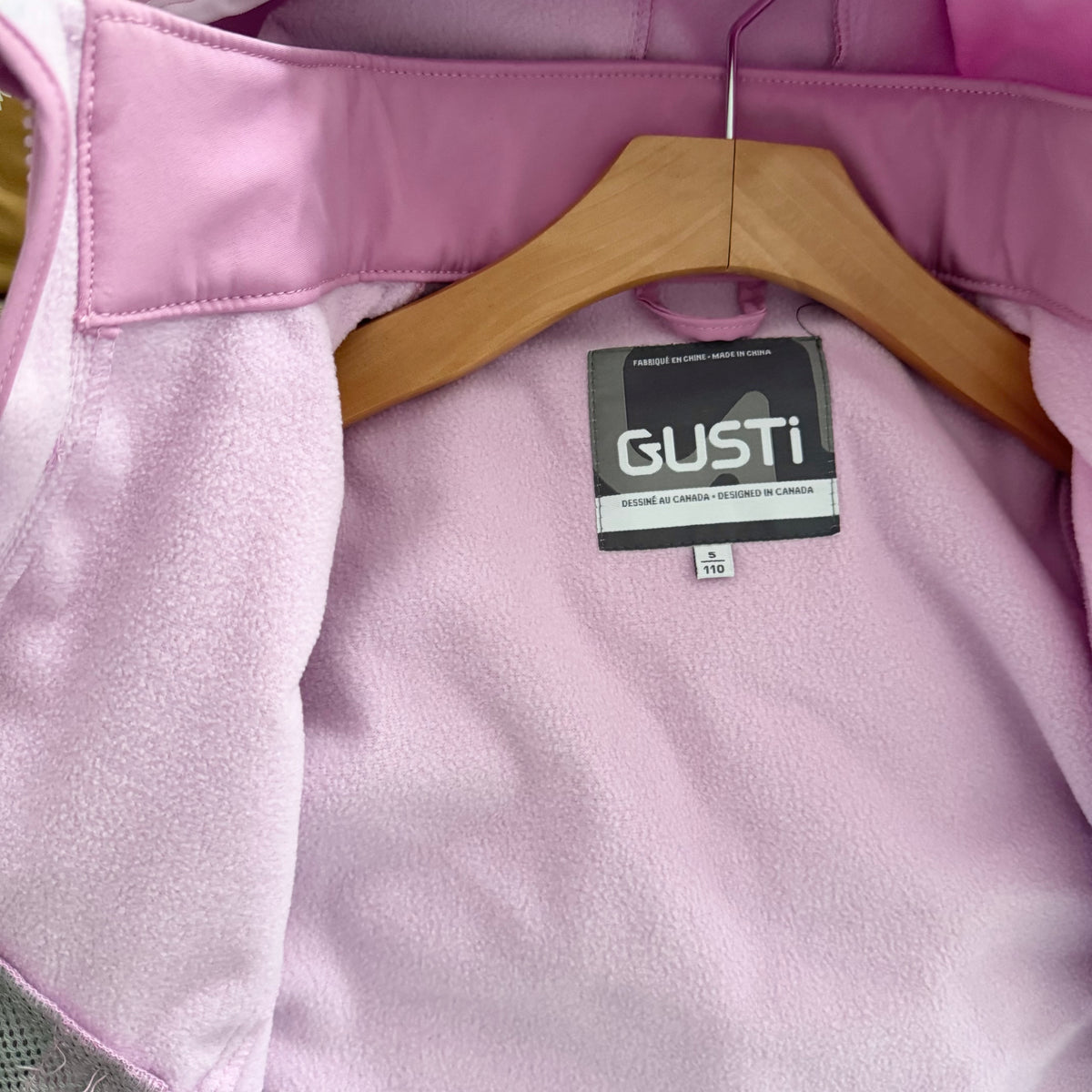 Gusti / Pink fleece lined jacket / 5T - New with tag