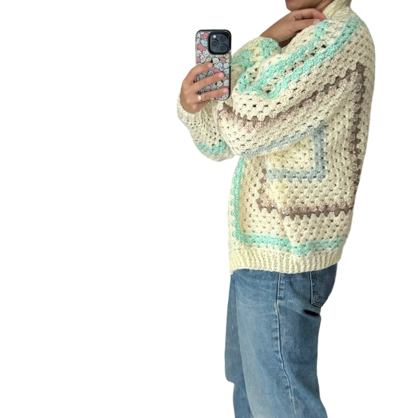 TUP / Crochet cardigan / Women L