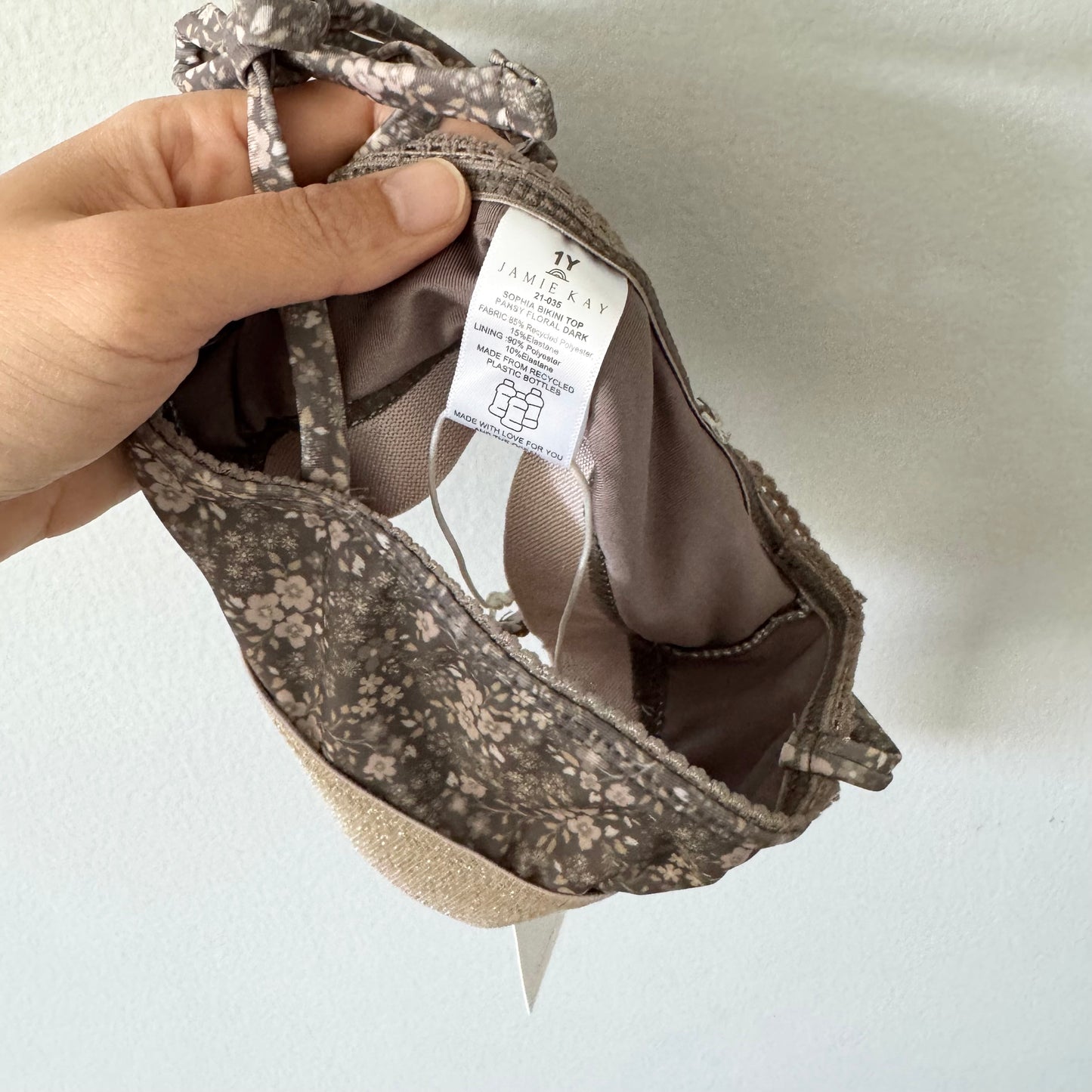 Jamie Kay / Bikini set - Brown floral / 1Y - New with tag