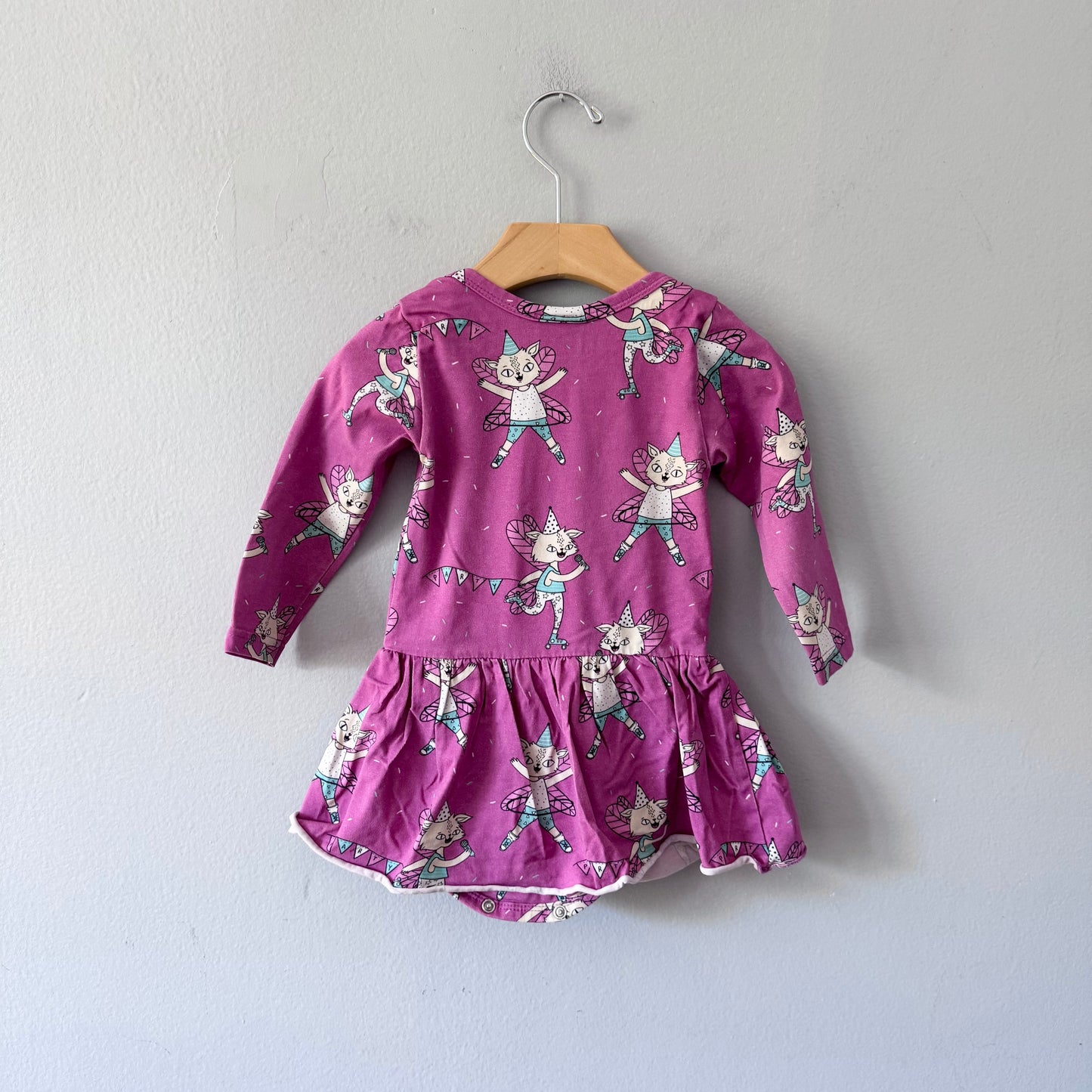 Raspberry Republic / Pink x cat dress / 9-18M